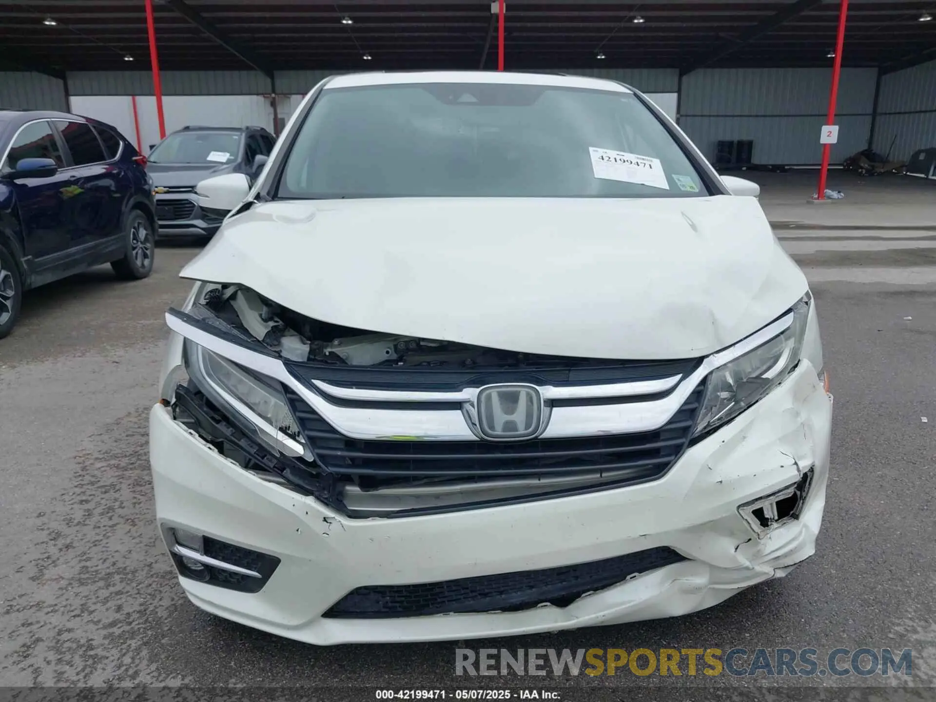 6 Photograph of a damaged car 5FNRL6H98KB062058 HONDA ODYSSEY 2019