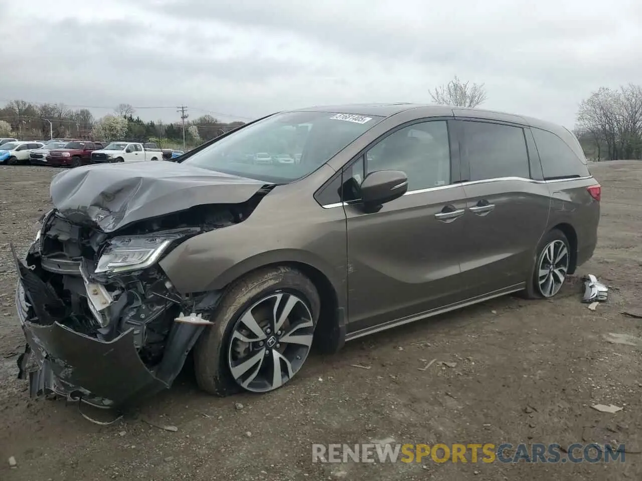 1 Photograph of a damaged car 5FNRL6H98KB067891 HONDA ODYSSEY 2019