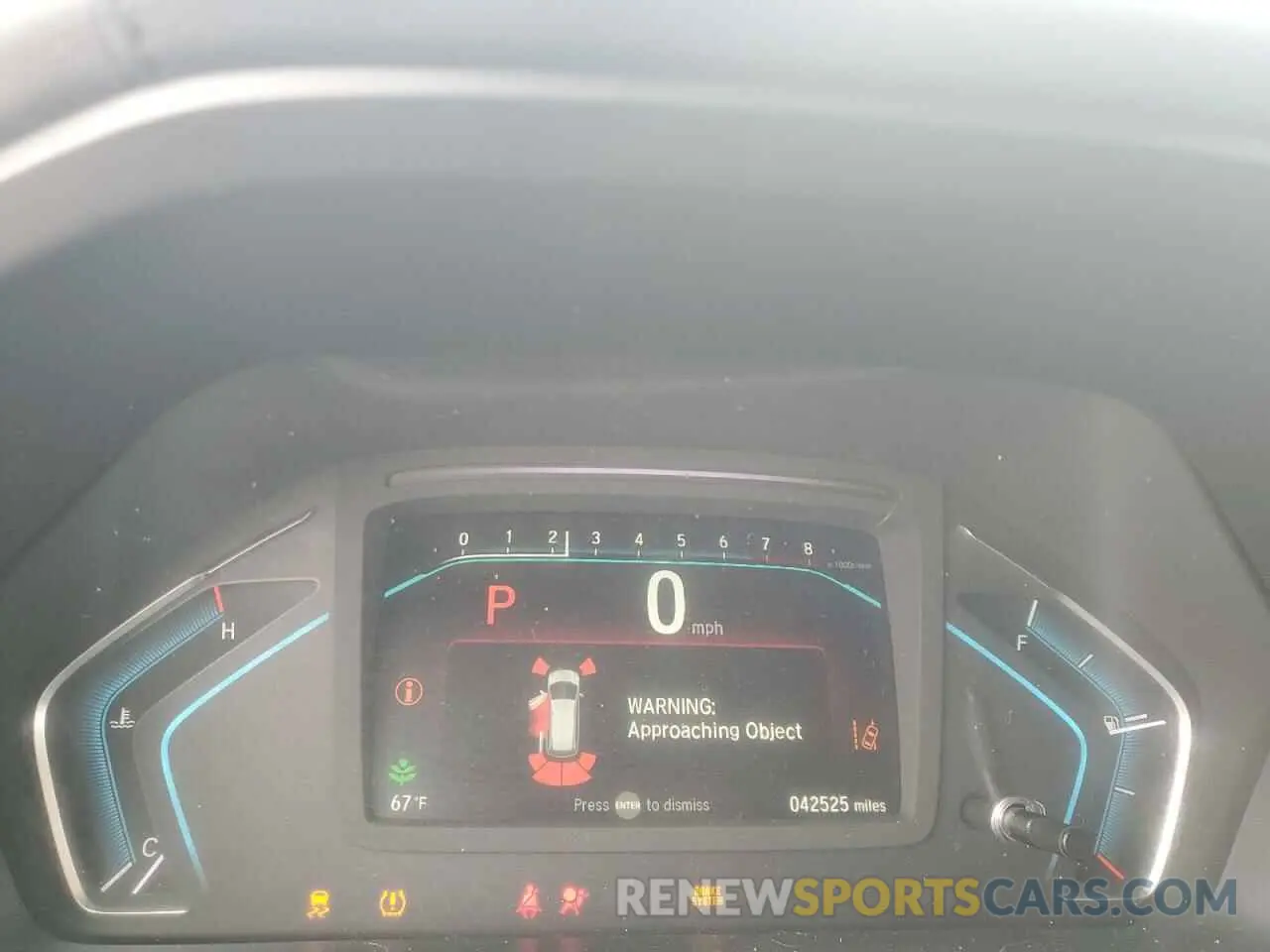9 Photograph of a damaged car 5FNRL6H98KB067891 HONDA ODYSSEY 2019