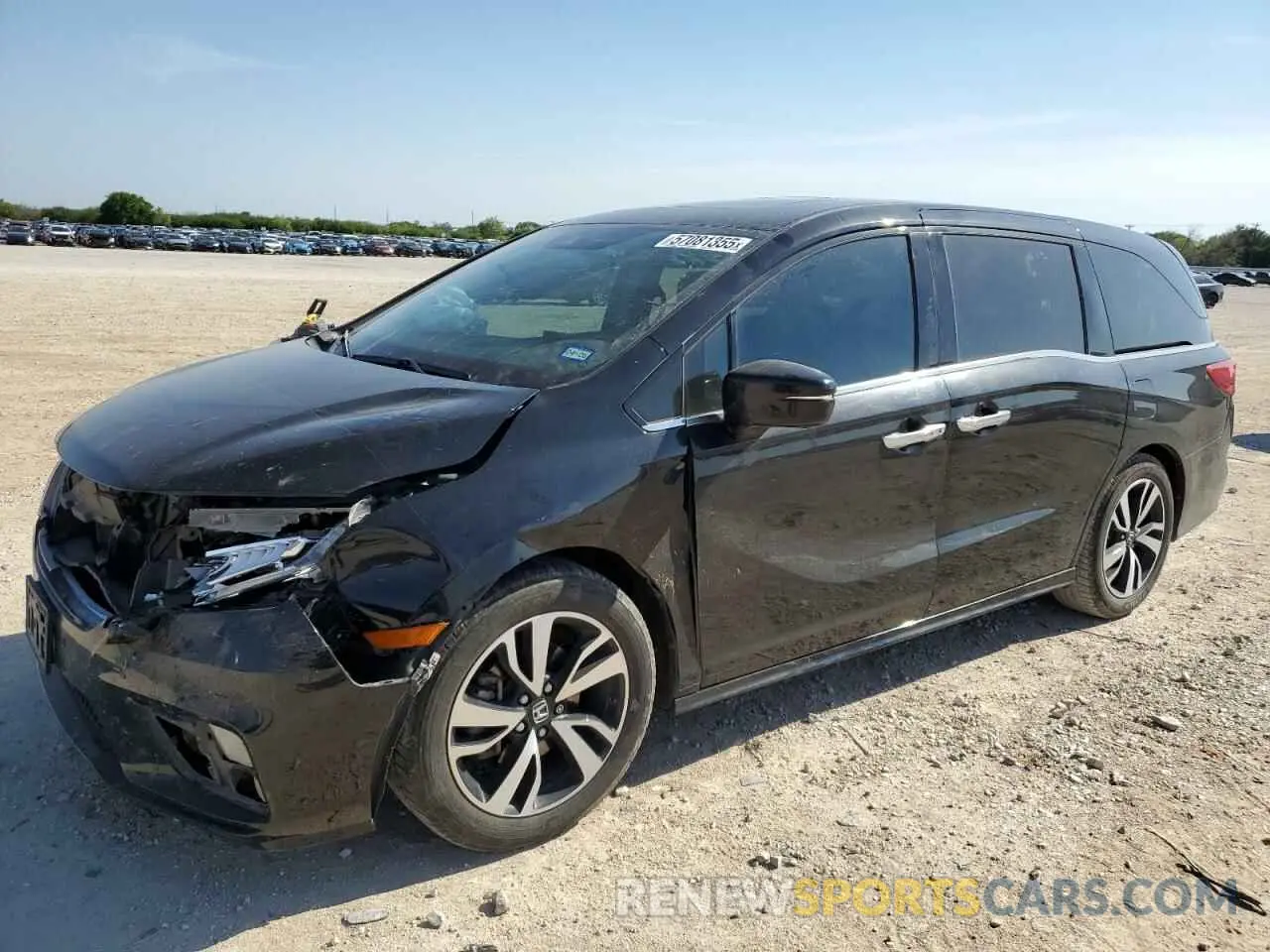 1 Photograph of a damaged car 5FNRL6H99KB022233 HONDA ODYSSEY 2019