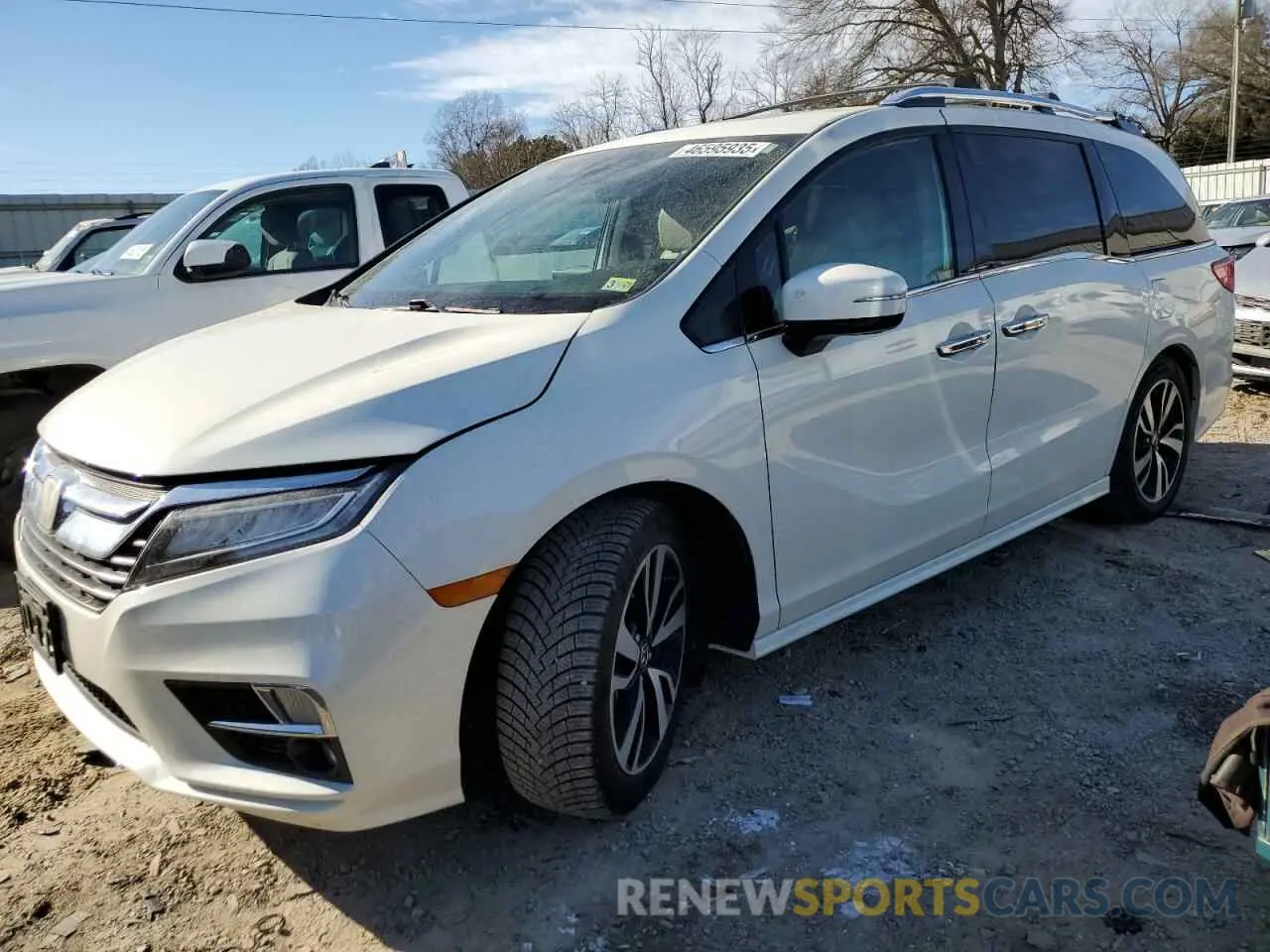 1 Photograph of a damaged car 5FNRL6H9XKB022600 HONDA ODYSSEY 2019