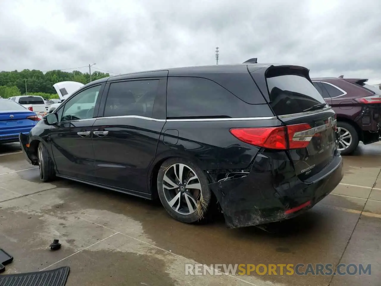 2 Photograph of a damaged car 5FNRL6H9XKB089956 HONDA ODYSSEY 2019