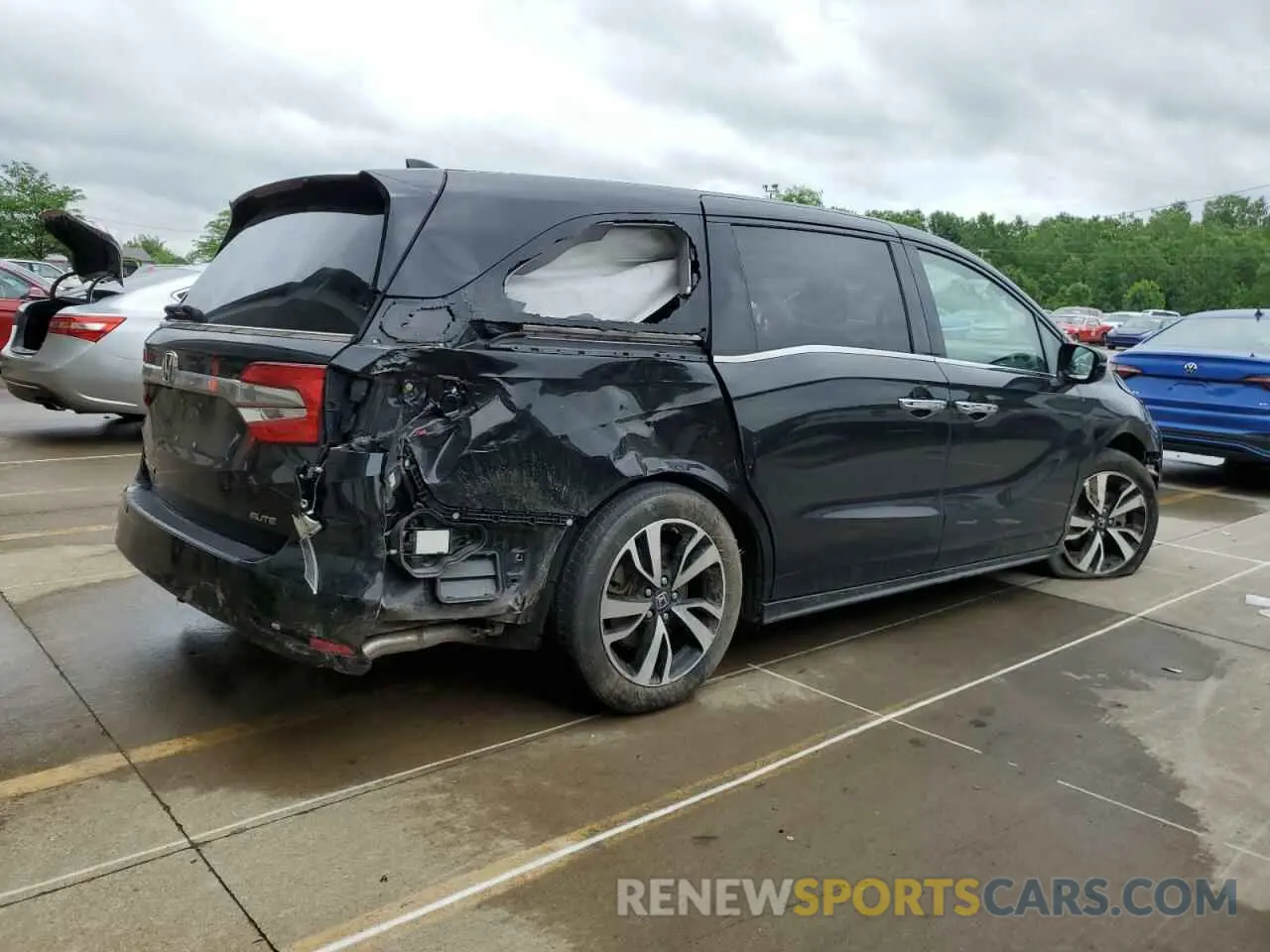 3 Photograph of a damaged car 5FNRL6H9XKB089956 HONDA ODYSSEY 2019