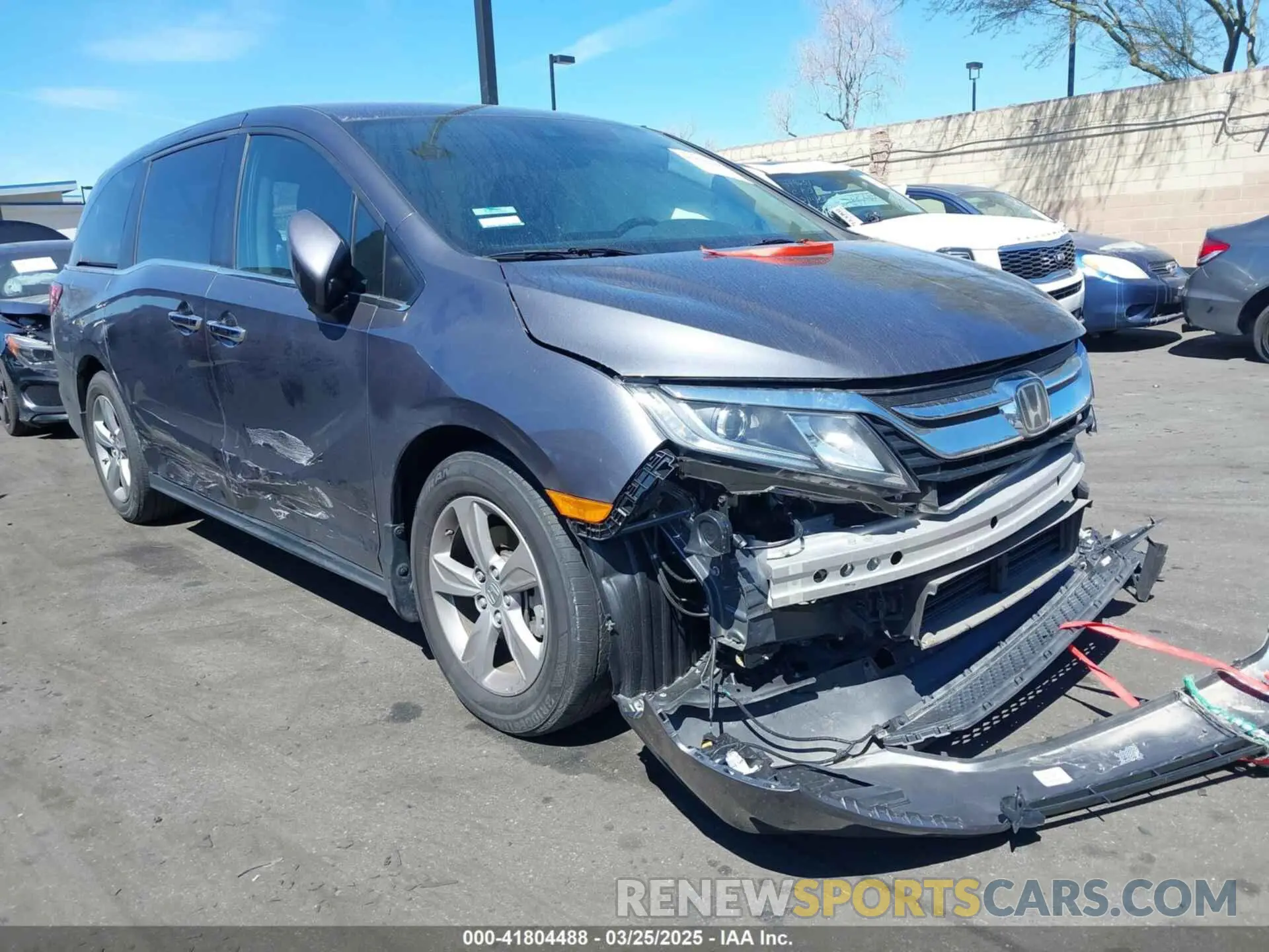 1 Photograph of a damaged car 5FNRL6H50LB025620 HONDA ODYSSEY 2020