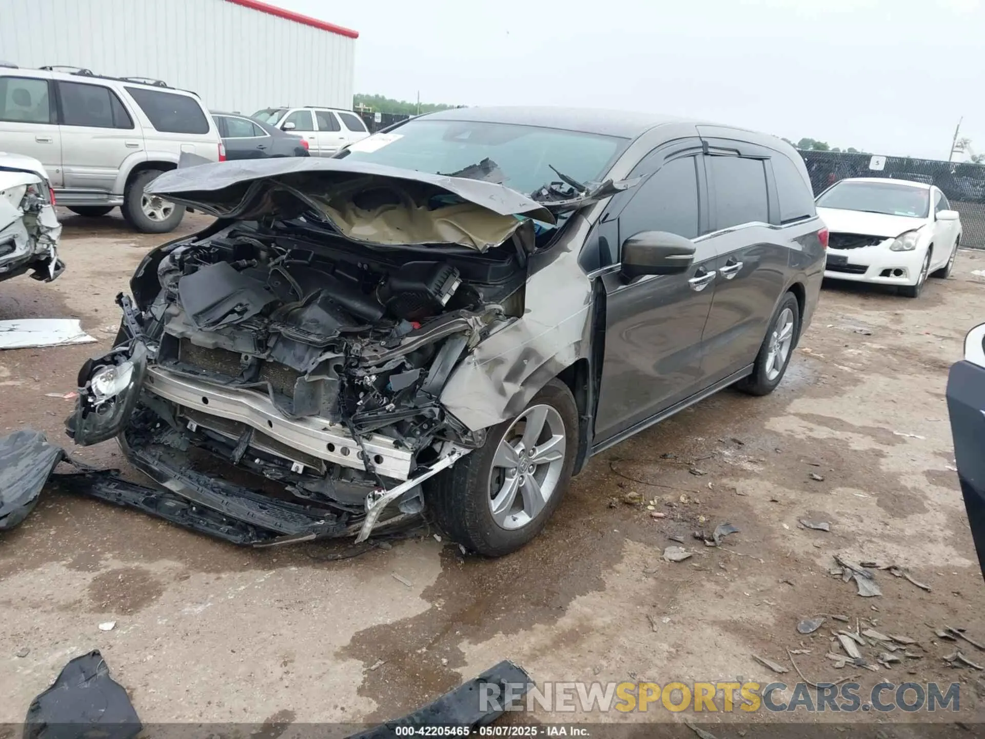 2 Photograph of a damaged car 5FNRL6H50LB055717 HONDA ODYSSEY 2020