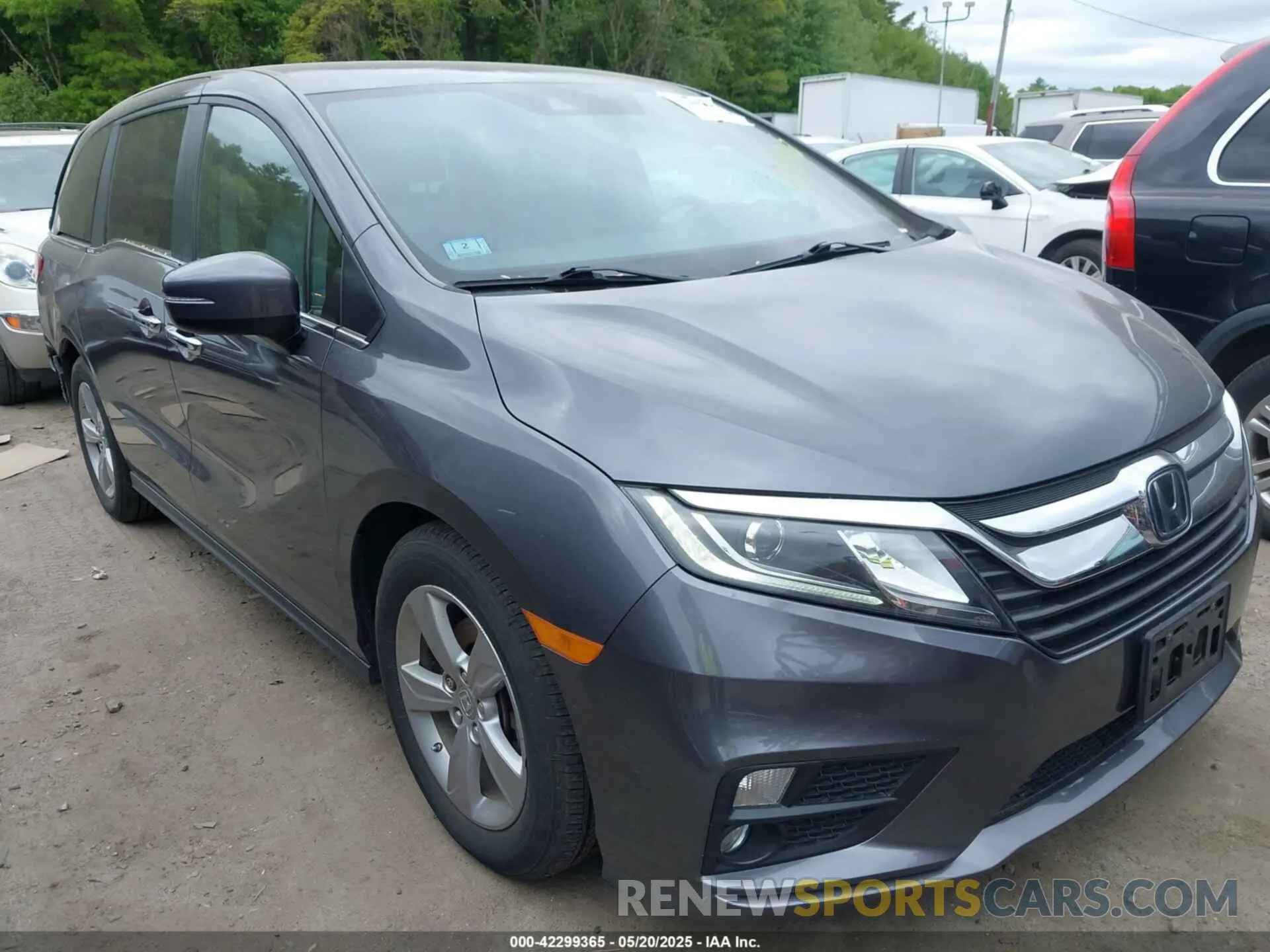 1 Photograph of a damaged car 5FNRL6H52LB038515 HONDA ODYSSEY 2020
