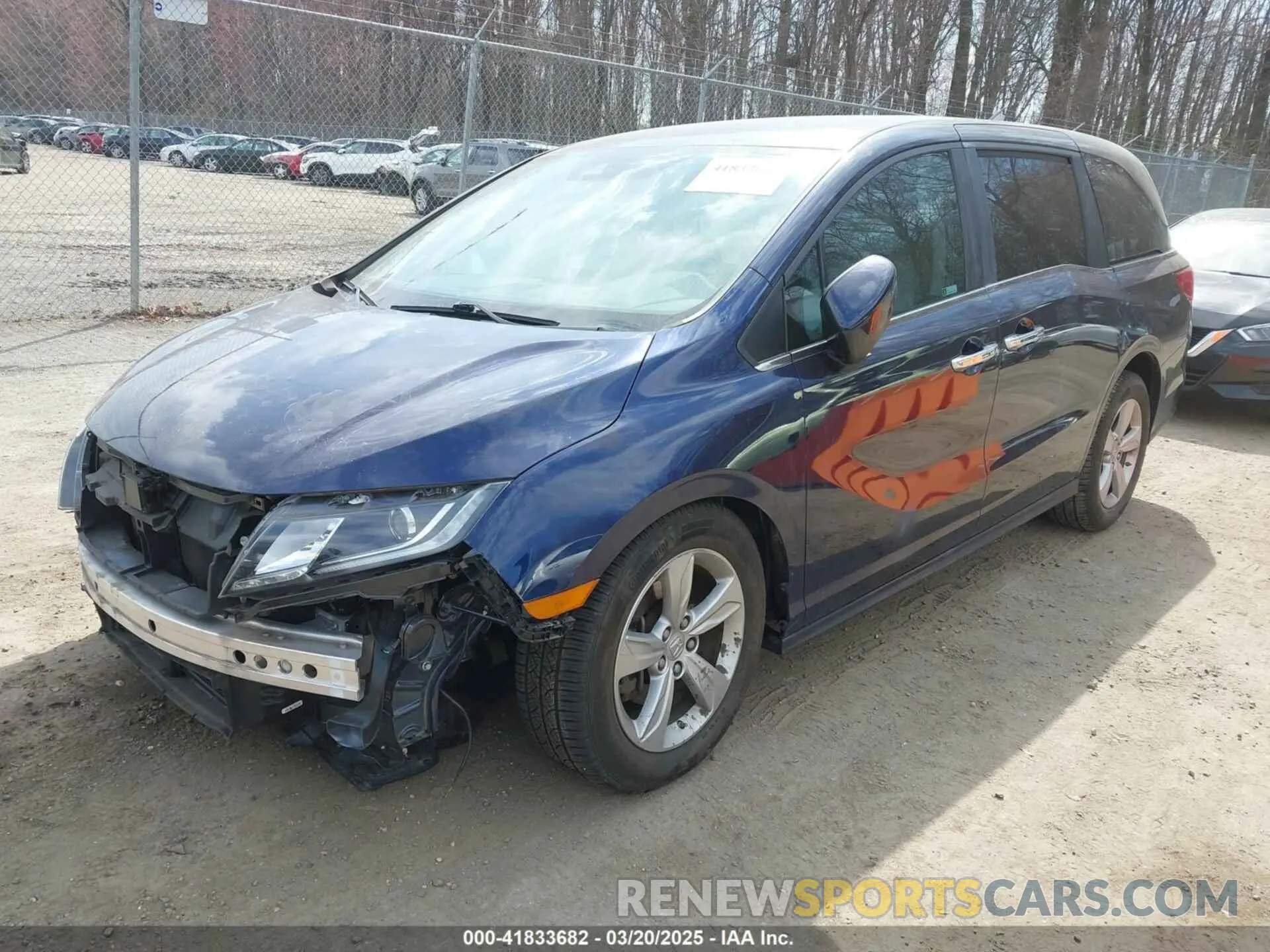 2 Photograph of a damaged car 5FNRL6H53LB027961 HONDA ODYSSEY 2020