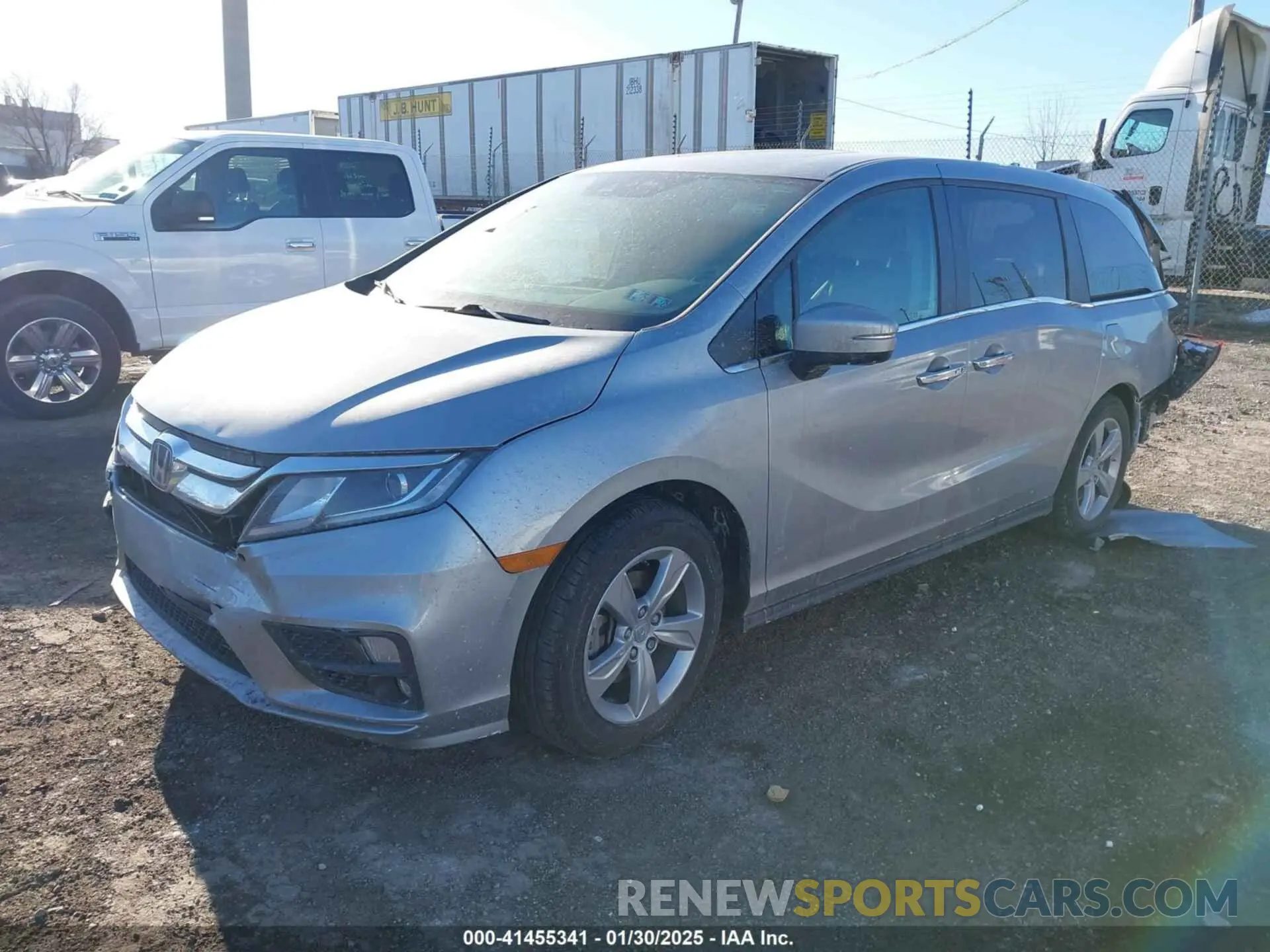 2 Photograph of a damaged car 5FNRL6H71LB037678 HONDA ODYSSEY 2020