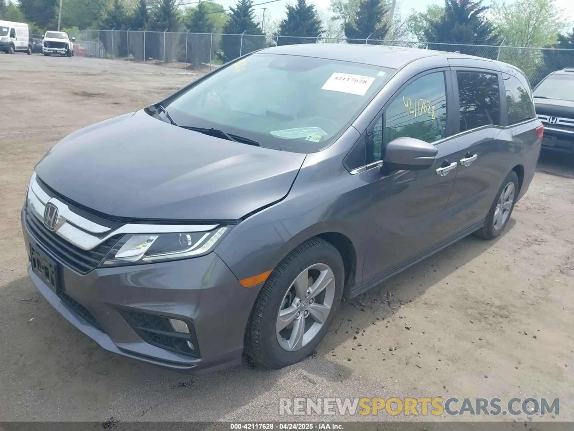 2 Photograph of a damaged car 5FNRL6H71LB054853 HONDA ODYSSEY 2020