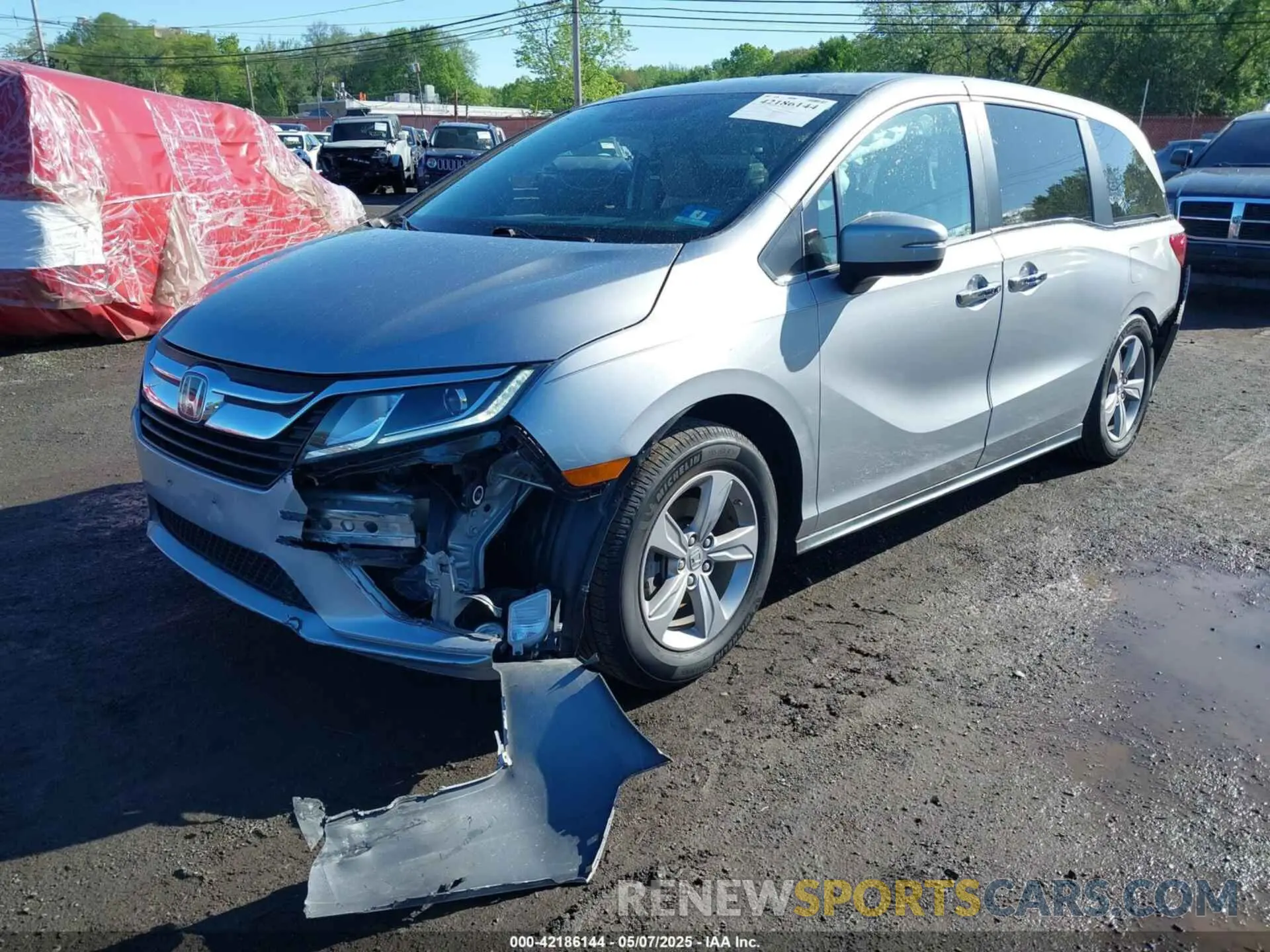 6 Photograph of a damaged car 5FNRL6H71LB069580 HONDA ODYSSEY 2020