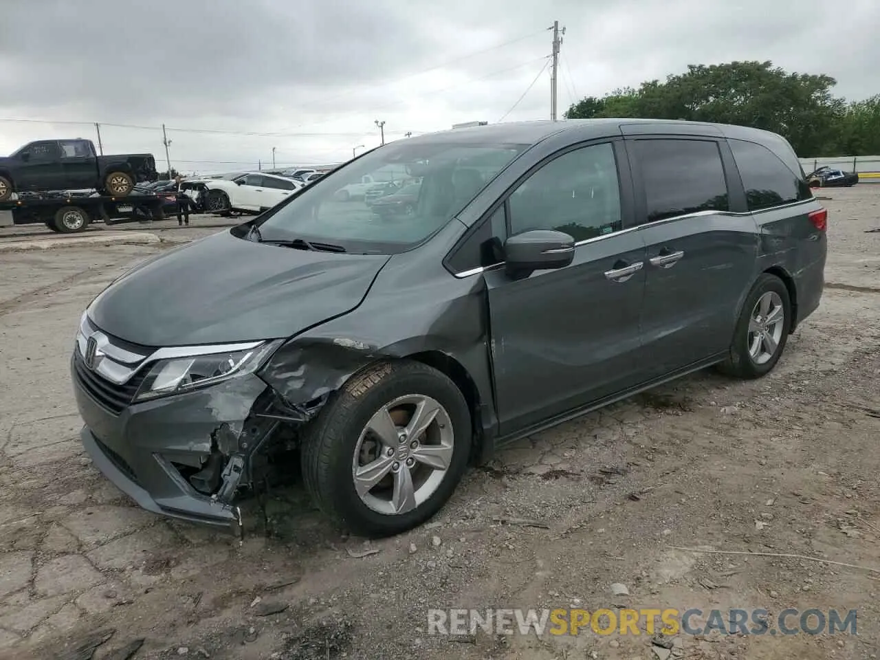 1 Photograph of a damaged car 5FNRL6H72LB035017 HONDA ODYSSEY 2020