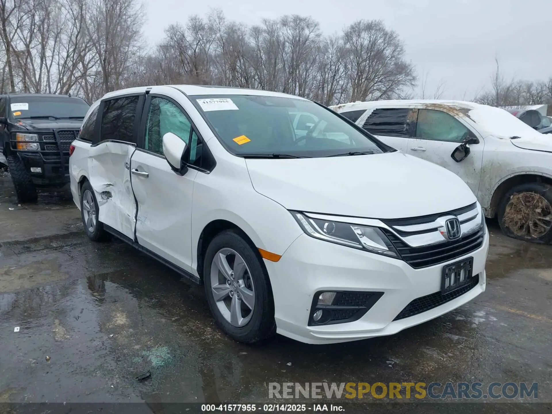 1 Photograph of a damaged car 5FNRL6H72LB066476 HONDA ODYSSEY 2020
