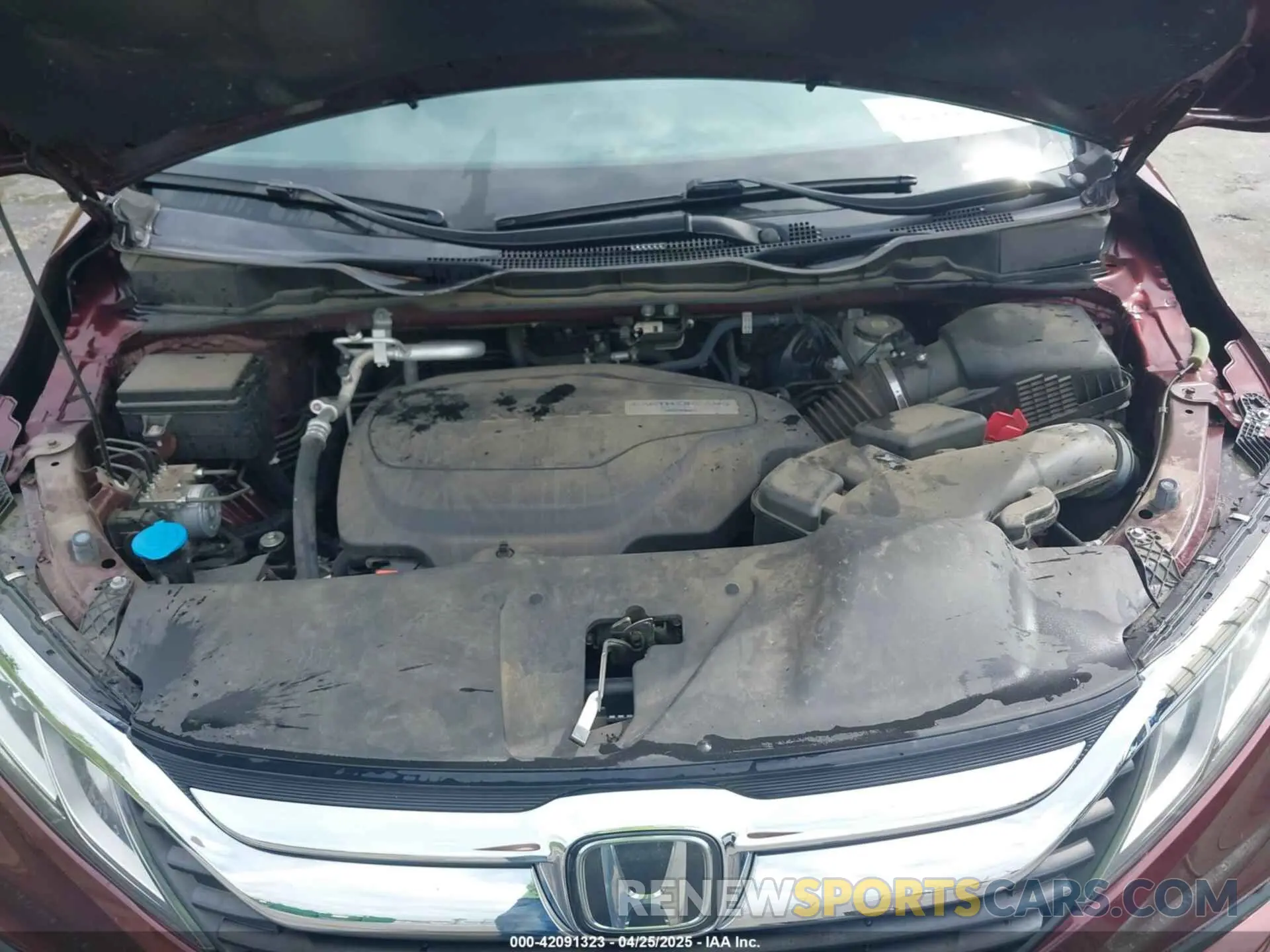 10 Photograph of a damaged car 5FNRL6H74LB041613 HONDA ODYSSEY 2020