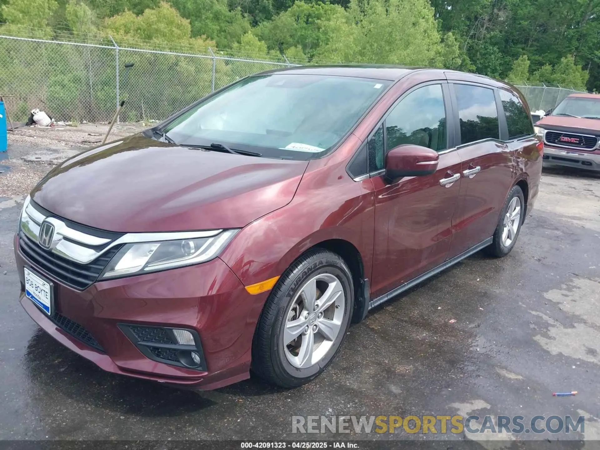 2 Photograph of a damaged car 5FNRL6H74LB041613 HONDA ODYSSEY 2020