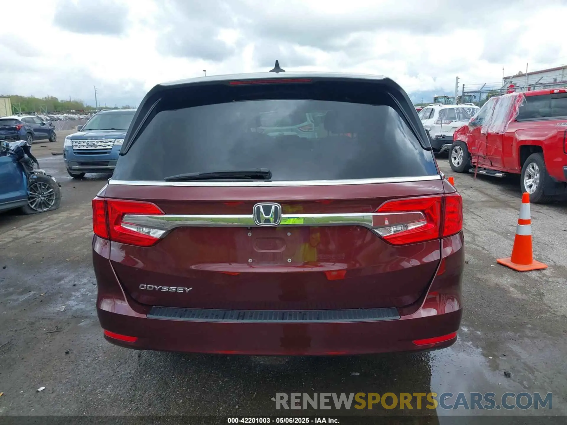 16 Photograph of a damaged car 5FNRL6H78LB041159 HONDA ODYSSEY 2020