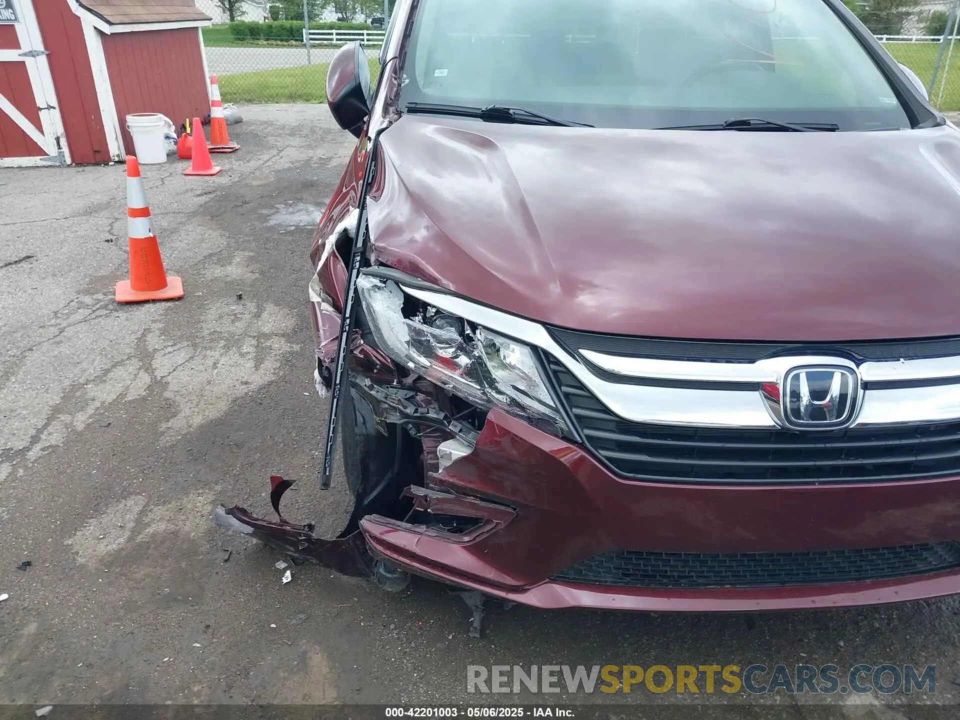 6 Photograph of a damaged car 5FNRL6H78LB041159 HONDA ODYSSEY 2020