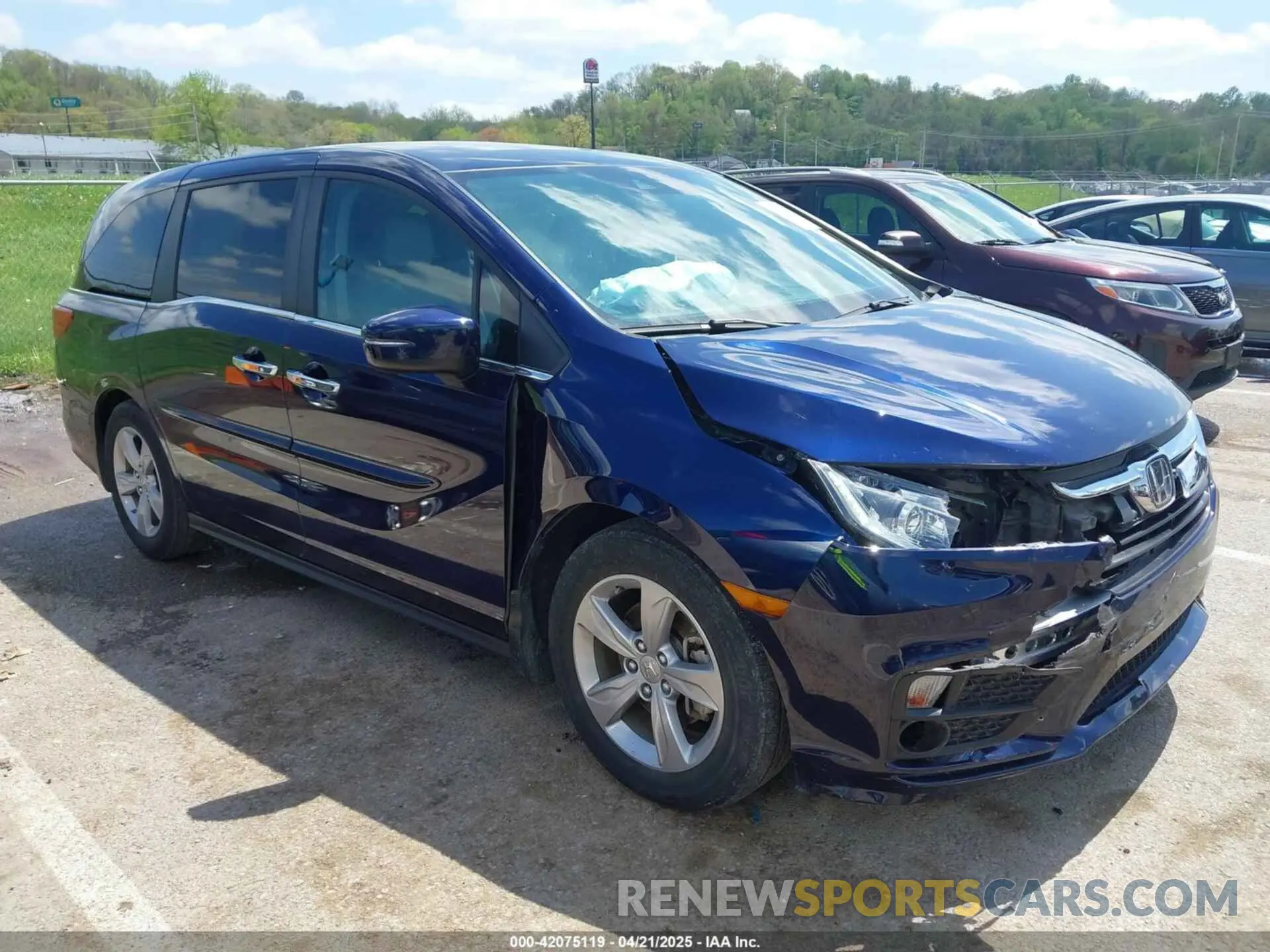 1 Photograph of a damaged car 5FNRL6H79LB039226 HONDA ODYSSEY 2020