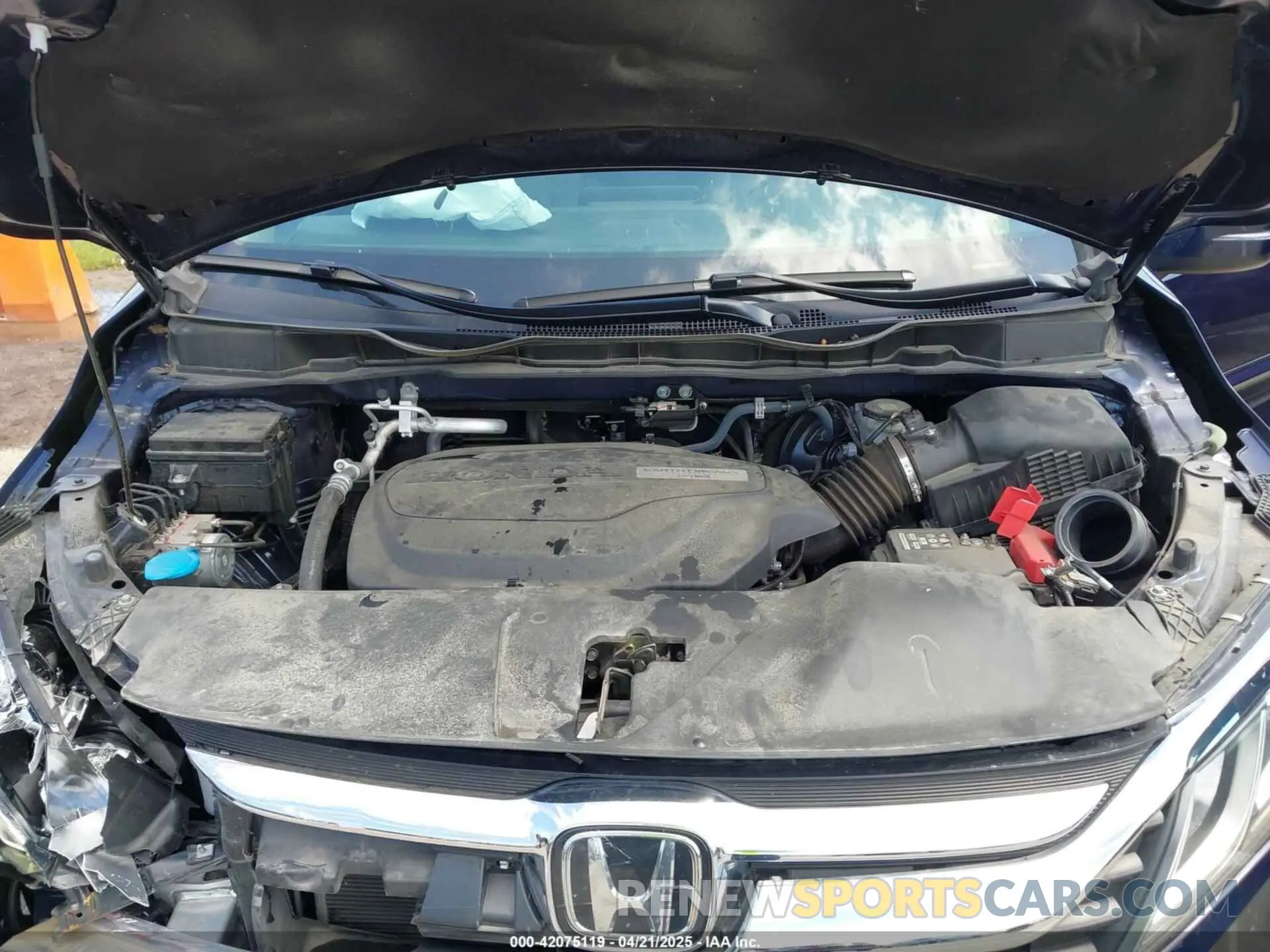 10 Photograph of a damaged car 5FNRL6H79LB039226 HONDA ODYSSEY 2020