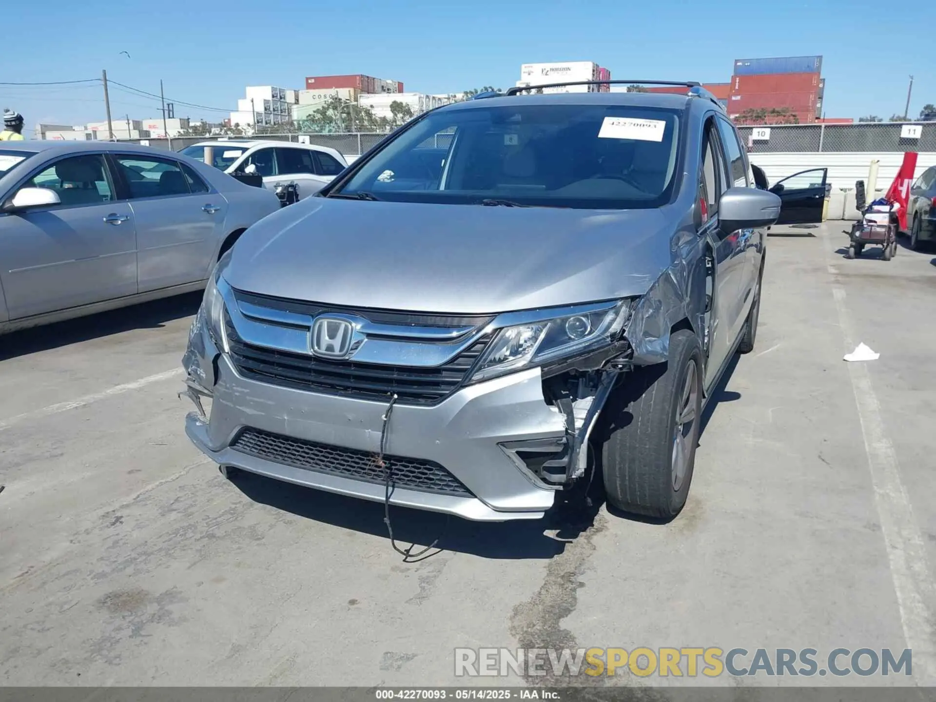 6 Photograph of a damaged car 5FNRL6H79LB048976 HONDA ODYSSEY 2020