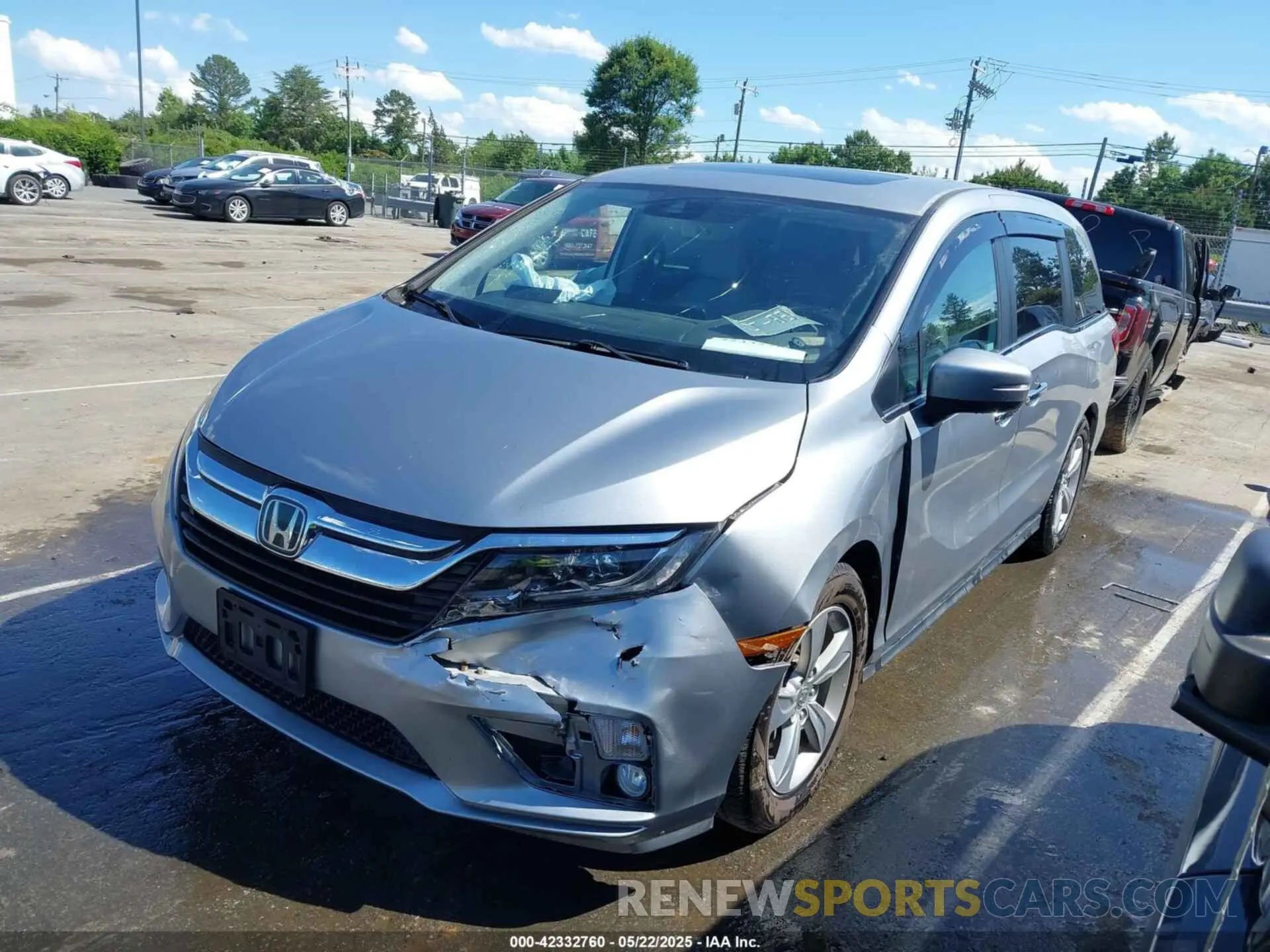 2 Photograph of a damaged car 5FNRL6H79LB060724 HONDA ODYSSEY 2020