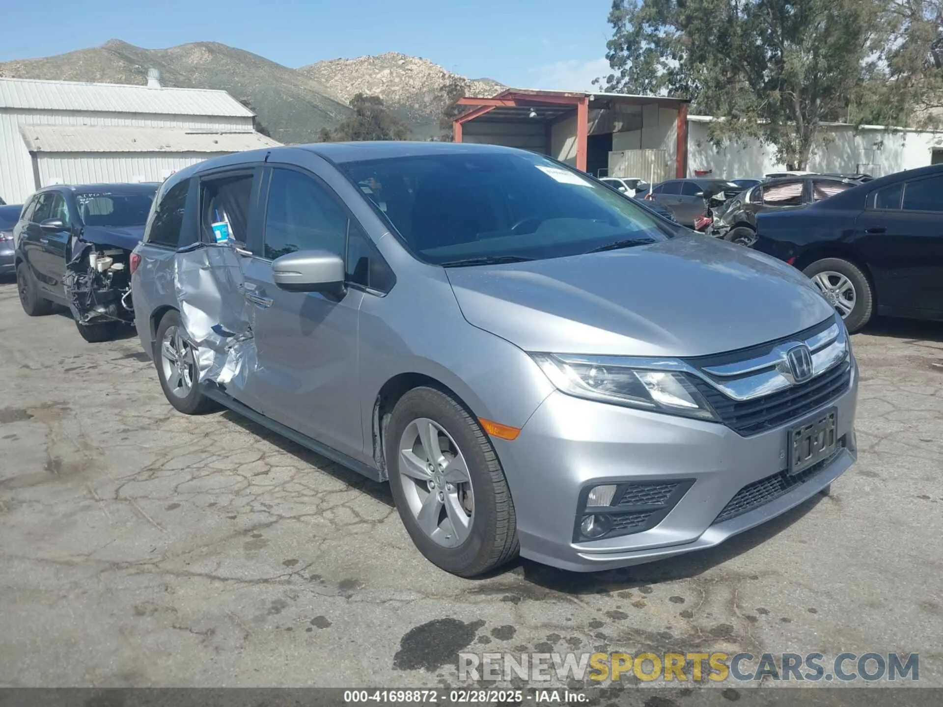 1 Photograph of a damaged car 5FNRL6H7XLB017154 HONDA ODYSSEY 2020