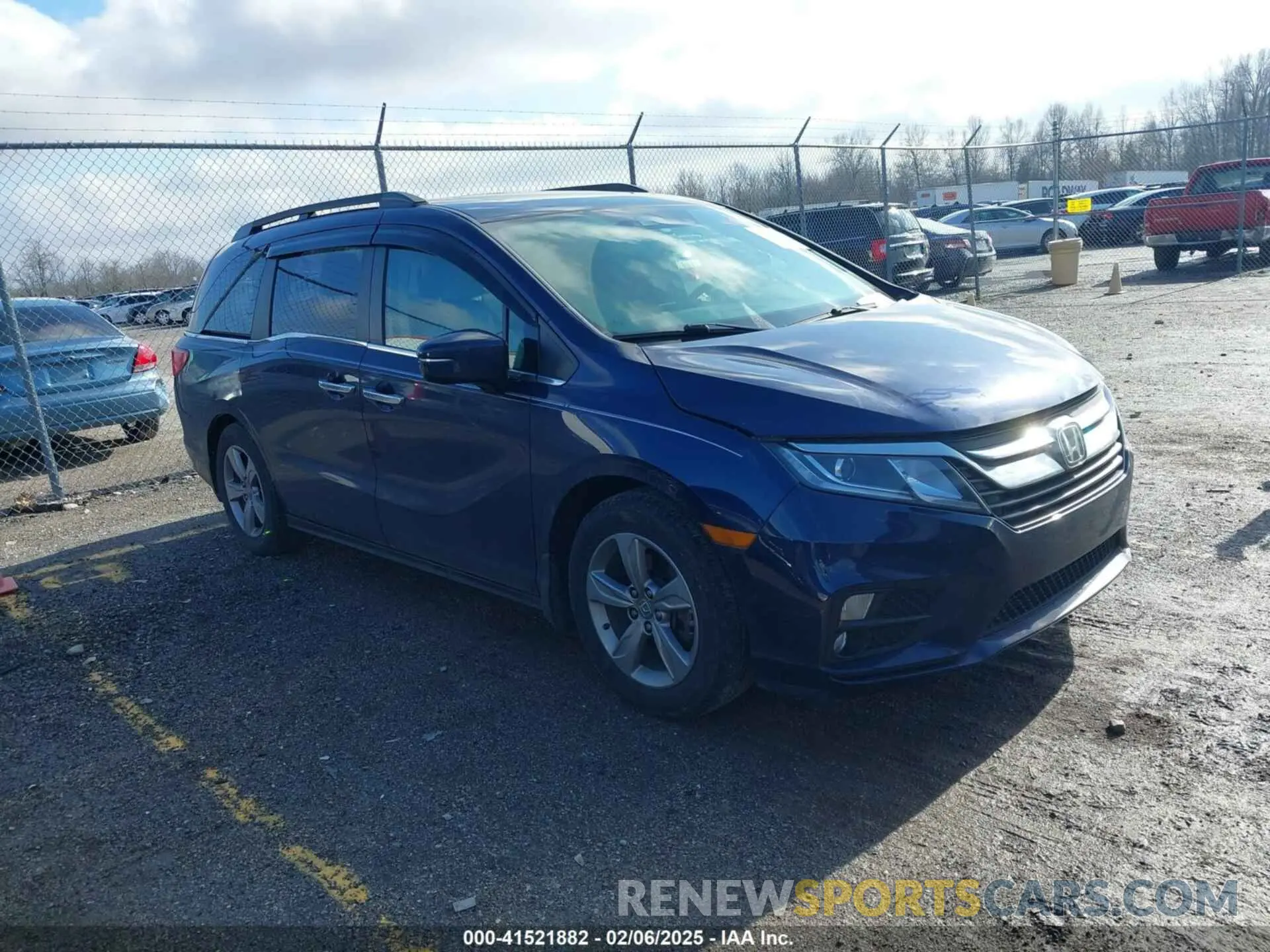 1 Photograph of a damaged car 5FNRL6H7XLB061414 HONDA ODYSSEY 2020