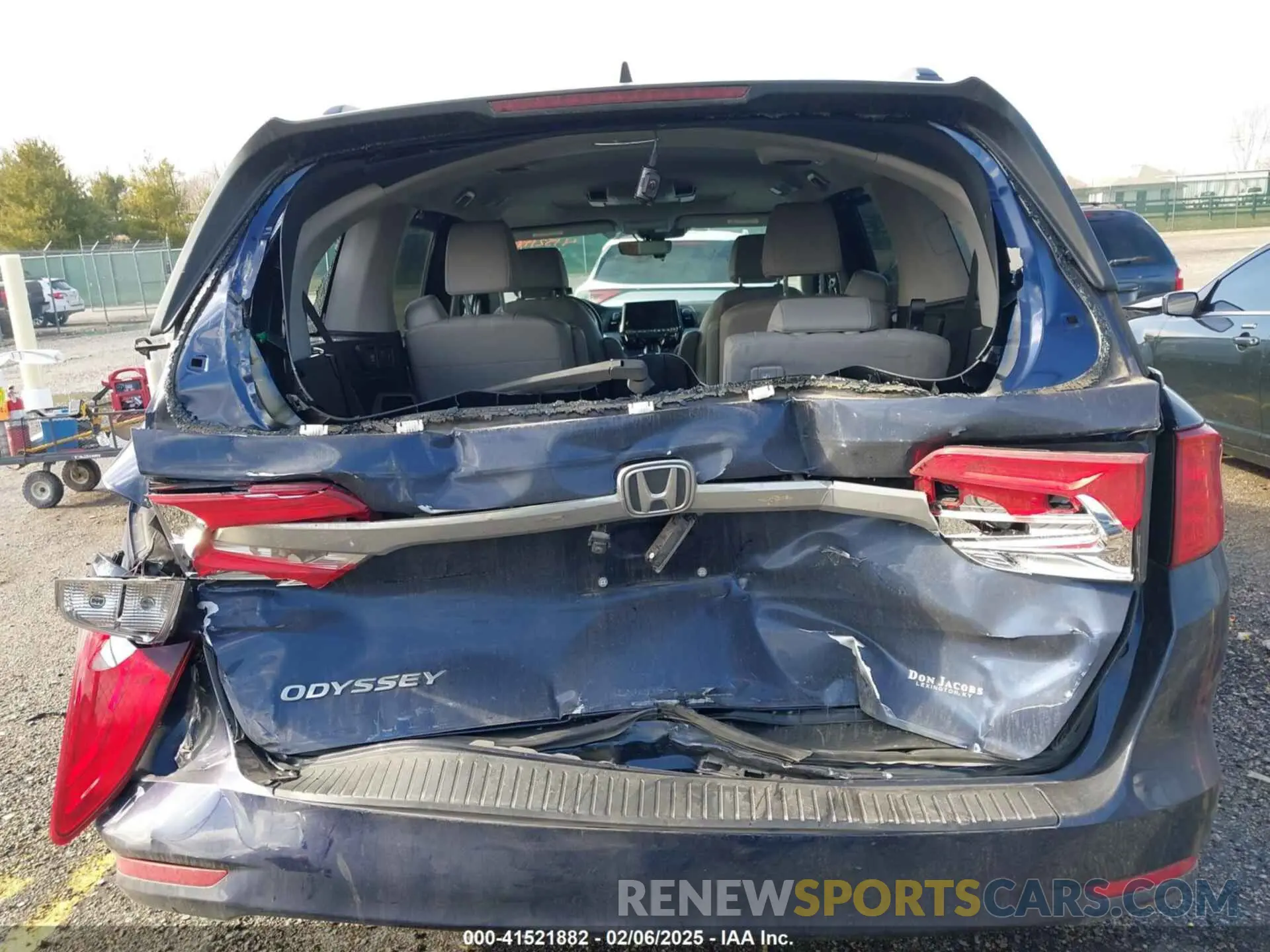 6 Photograph of a damaged car 5FNRL6H7XLB061414 HONDA ODYSSEY 2020