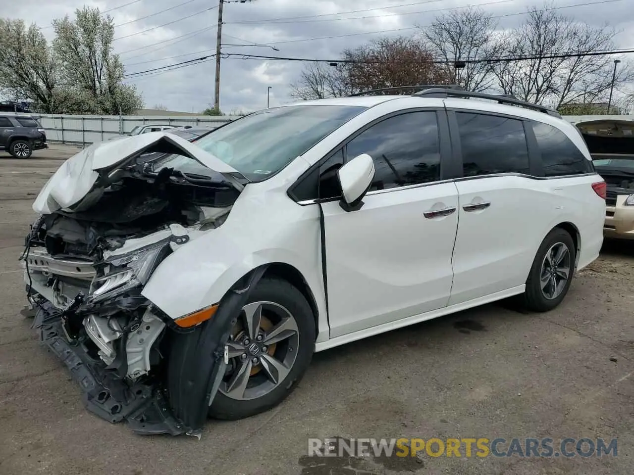 1 Photograph of a damaged car 5FNRL6H81LB041576 HONDA ODYSSEY 2020
