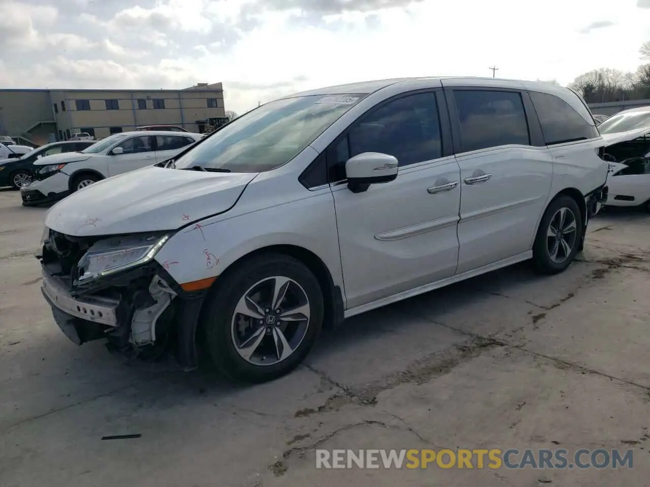 1 Photograph of a damaged car 5FNRL6H8XLB008222 HONDA ODYSSEY 2020
