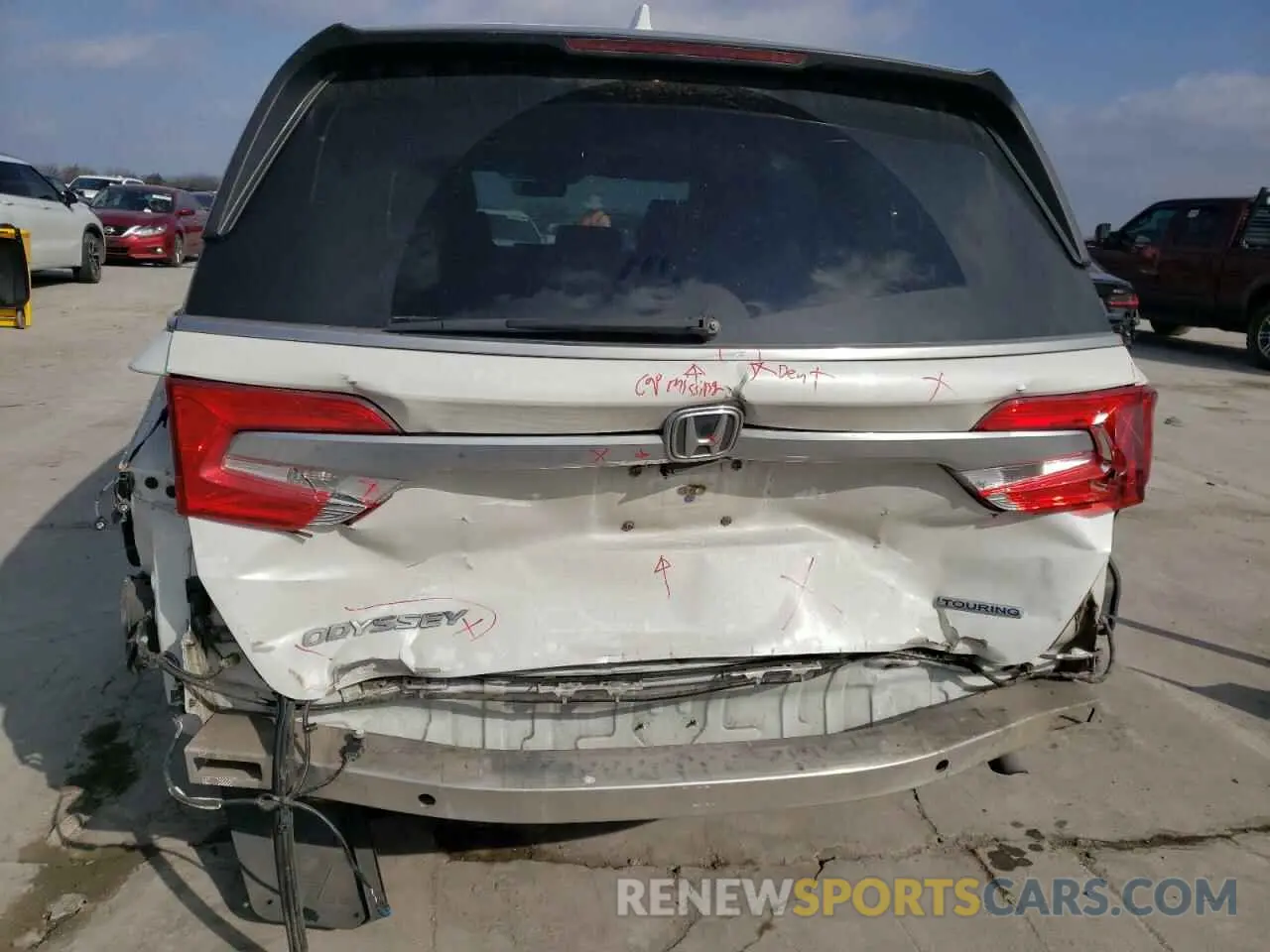 6 Photograph of a damaged car 5FNRL6H8XLB008222 HONDA ODYSSEY 2020