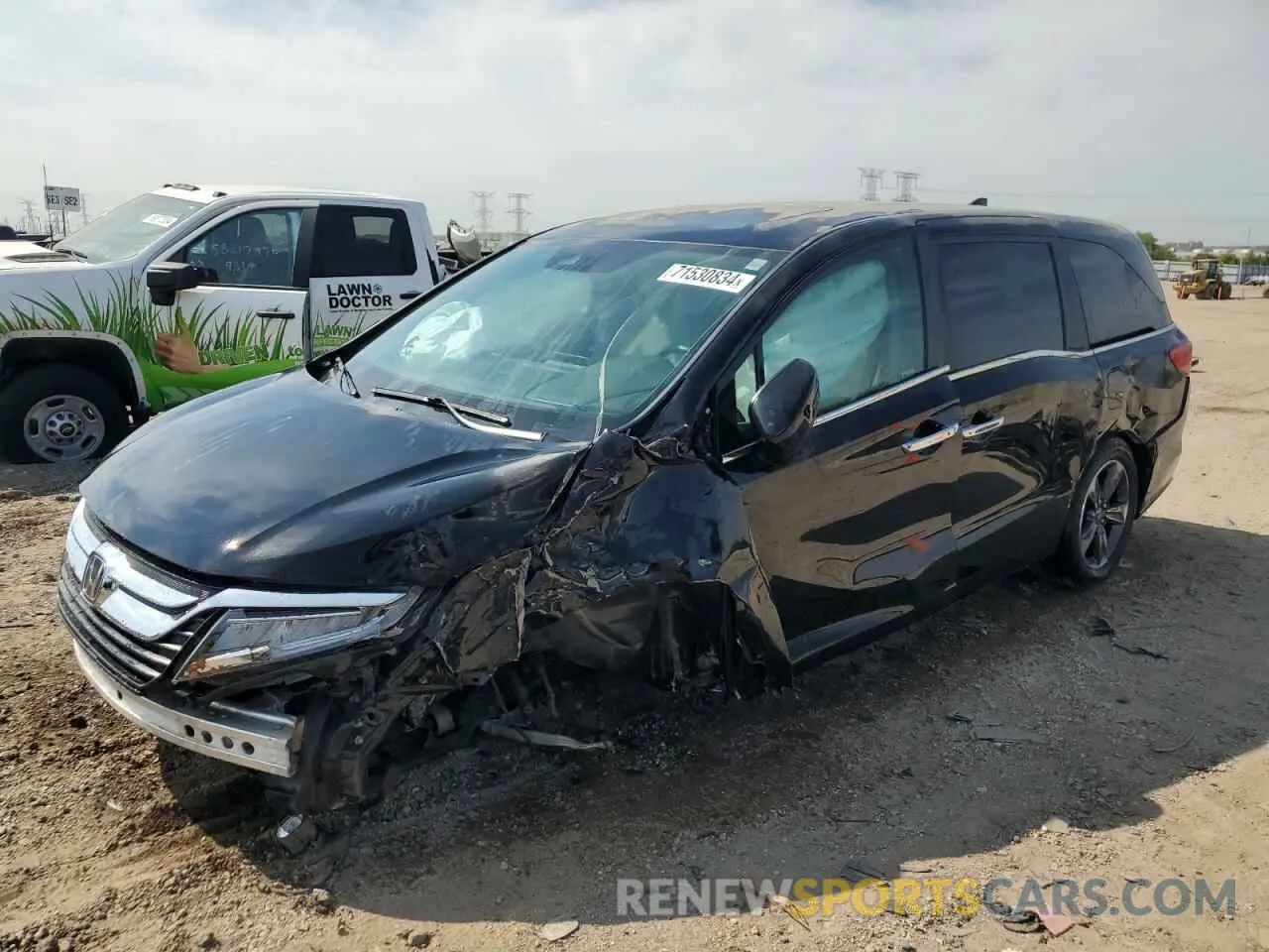 1 Photograph of a damaged car 5FNRL6H8XLB031189 HONDA ODYSSEY 2020