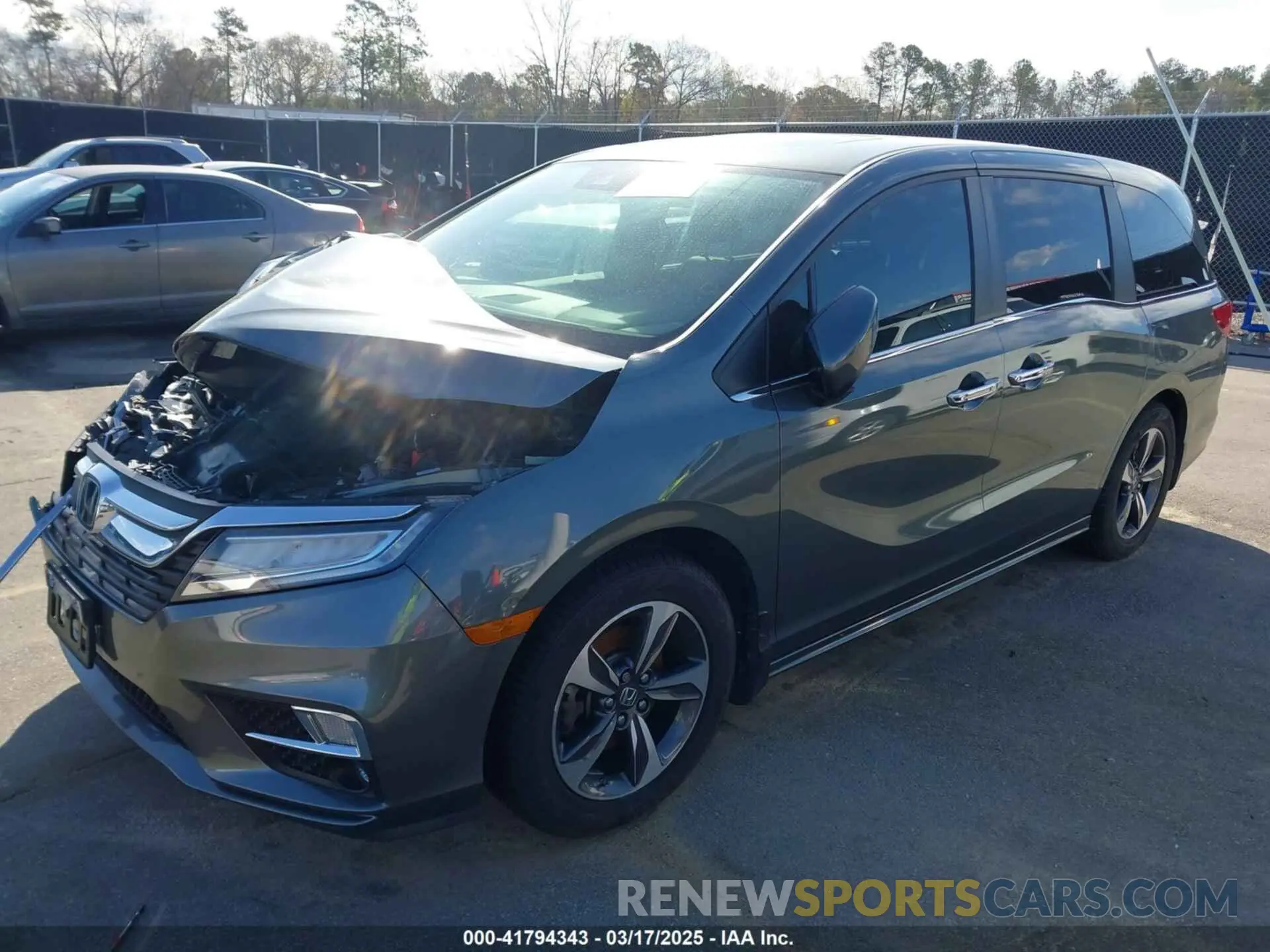 2 Photograph of a damaged car 5FNRL6H8XLB035047 HONDA ODYSSEY 2020