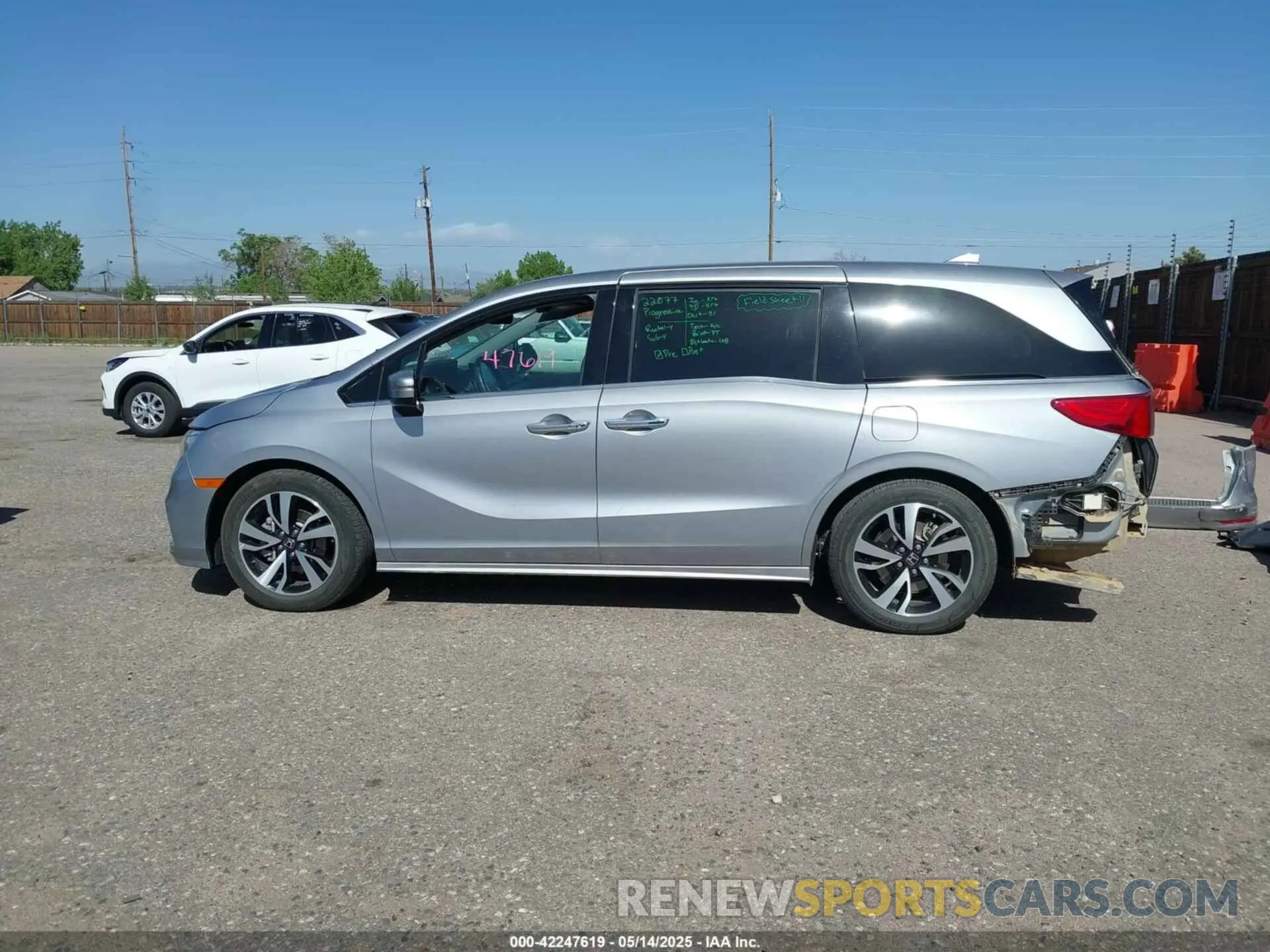 15 Photograph of a damaged car 5FNRL6H91LB001846 HONDA ODYSSEY 2020