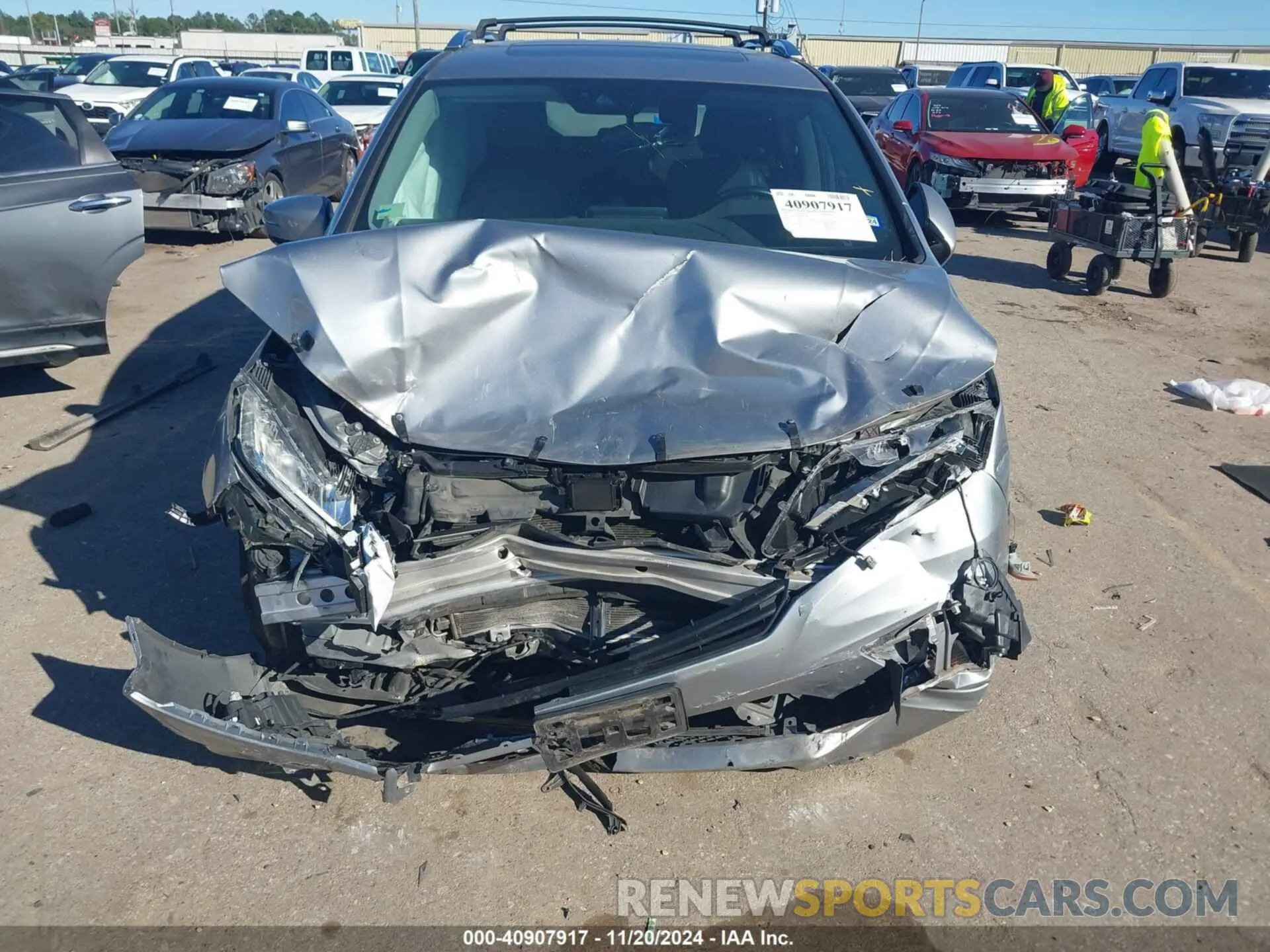 10 Photograph of a damaged car 5FNRL6H99LB055508 HONDA ODYSSEY 2020