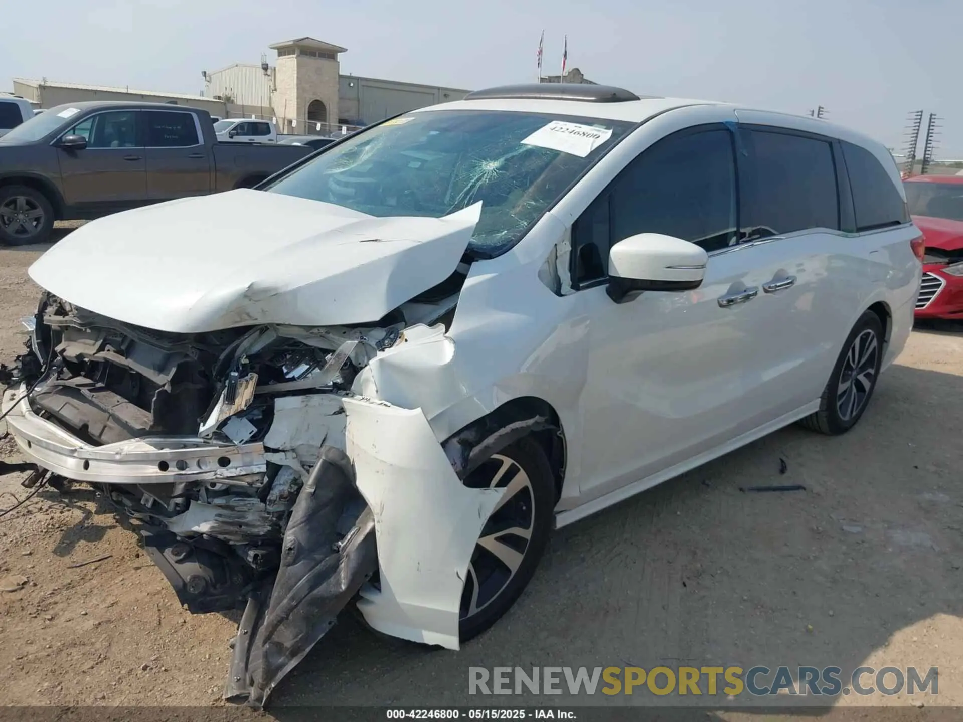 2 Photograph of a damaged car 5FNRL6H9XLB040967 HONDA ODYSSEY 2020