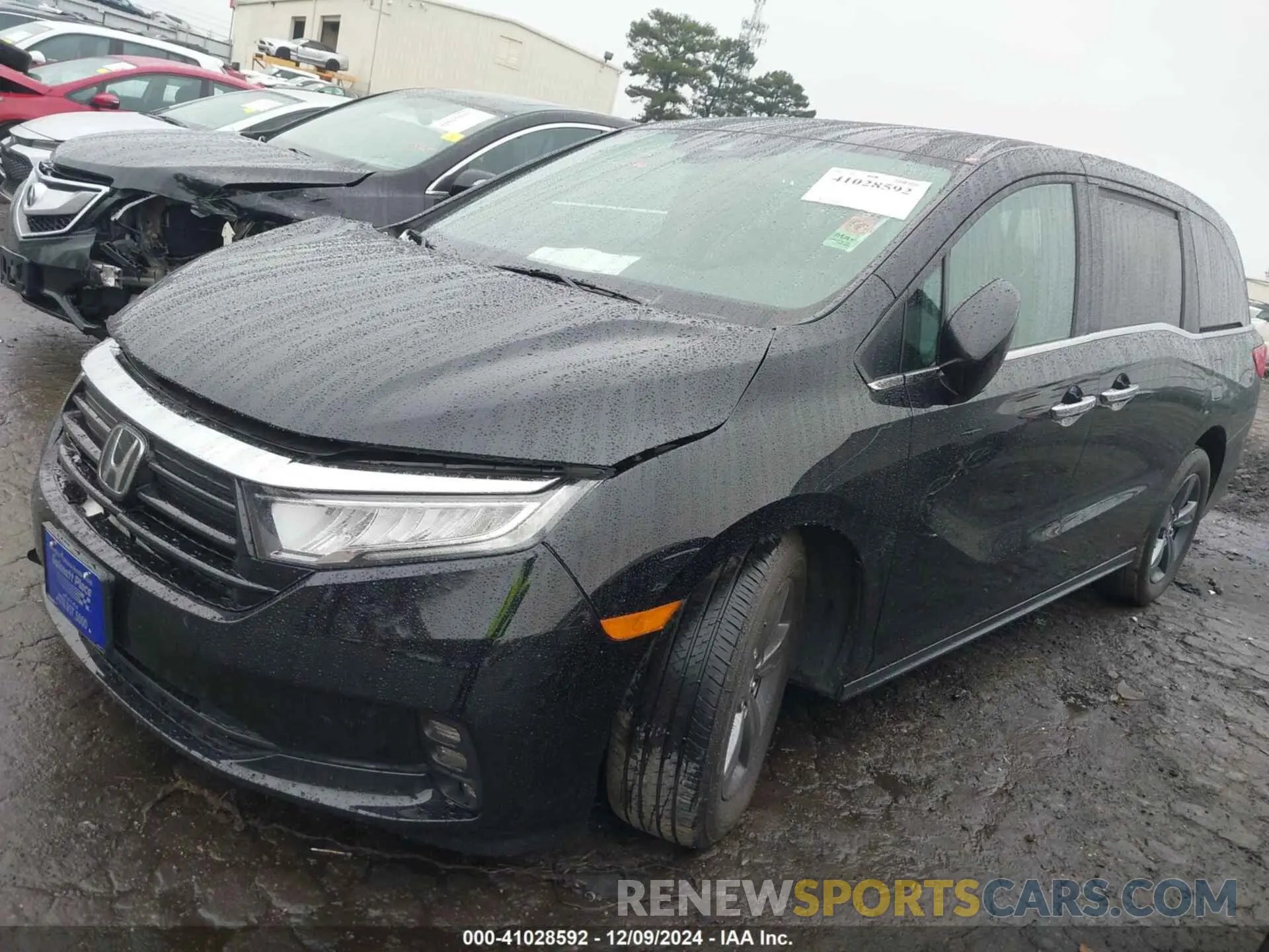2 Photograph of a damaged car 5FNRL6H53MB010305 HONDA ODYSSEY 2021