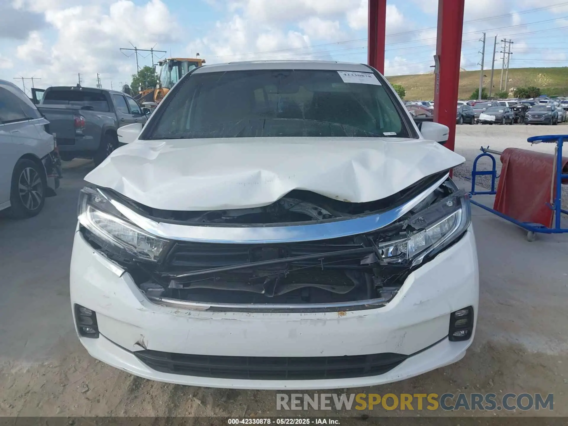 12 Photograph of a damaged car 5FNRL6H70MB044073 HONDA ODYSSEY 2021