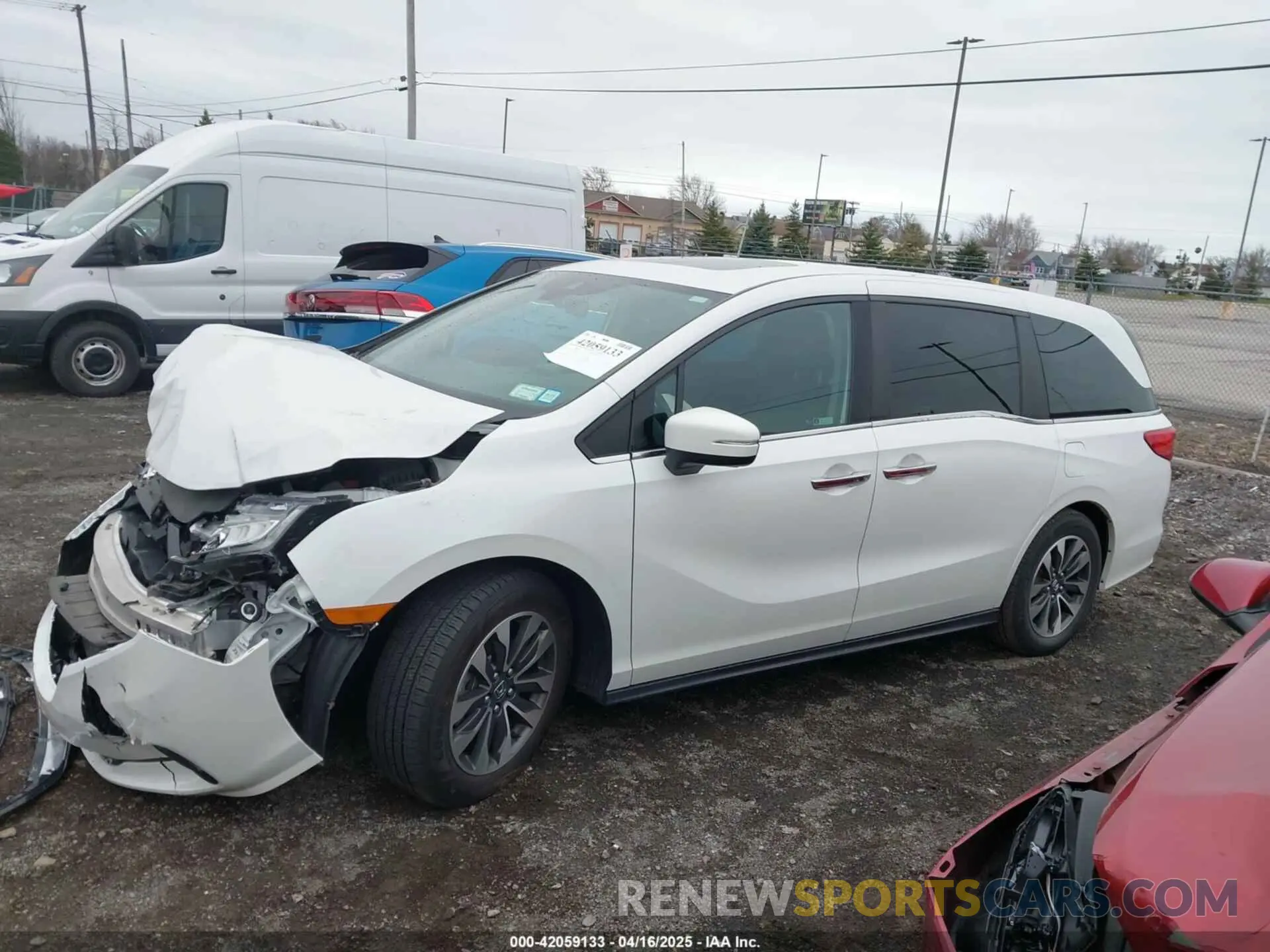 13 Photograph of a damaged car 5FNRL6H71MB039822 HONDA ODYSSEY 2021