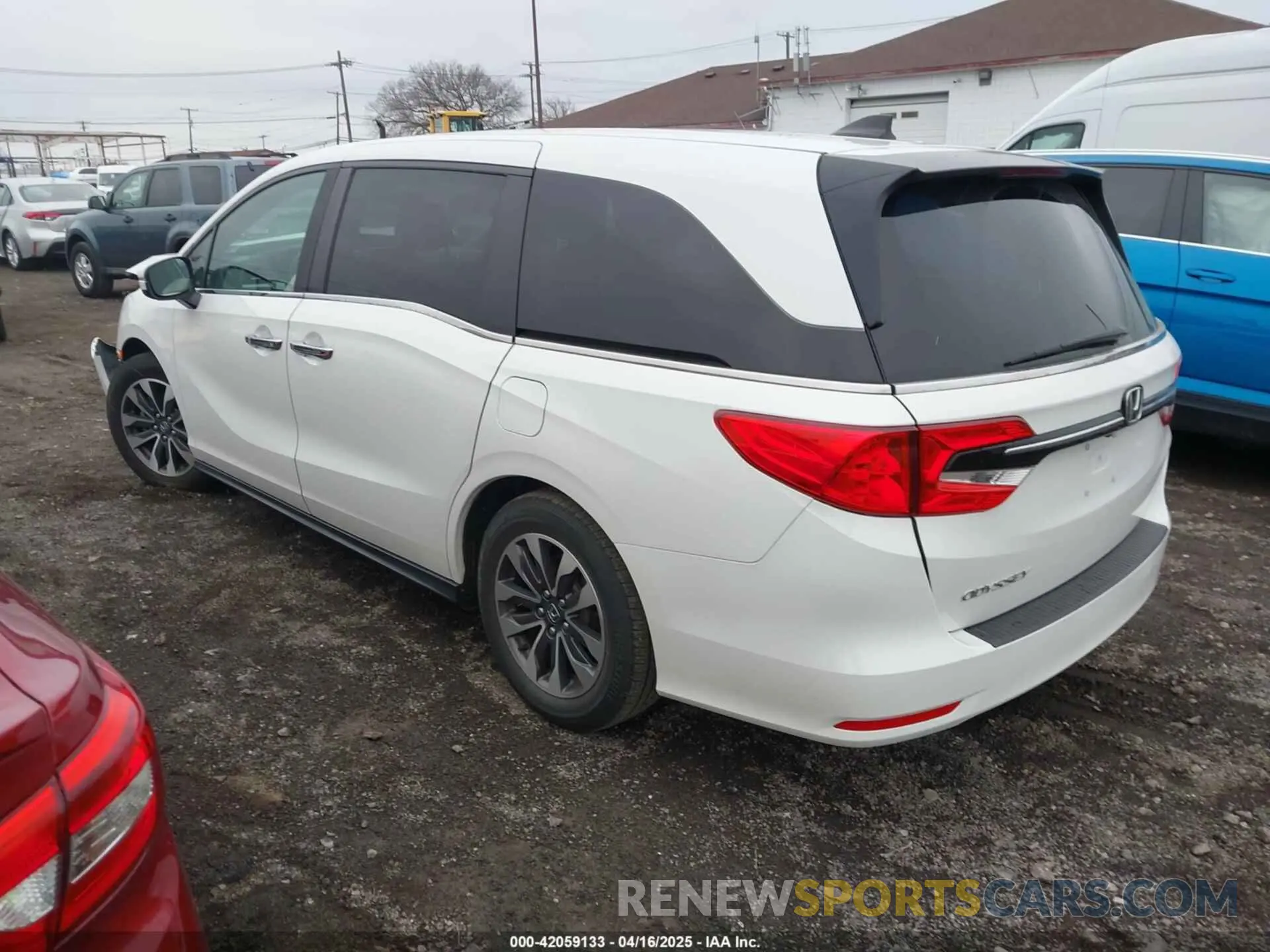 3 Photograph of a damaged car 5FNRL6H71MB039822 HONDA ODYSSEY 2021