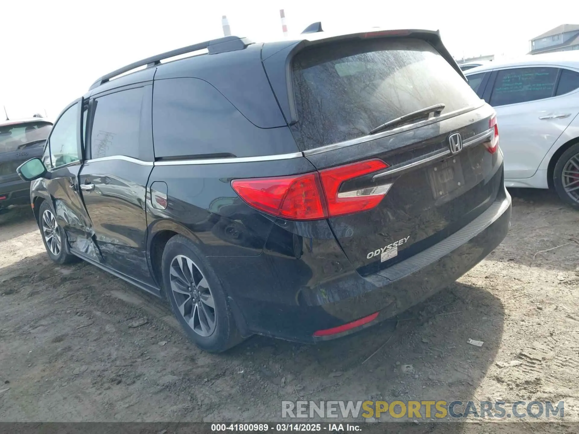 3 Photograph of a damaged car 5FNRL6H76MB013748 HONDA ODYSSEY 2021