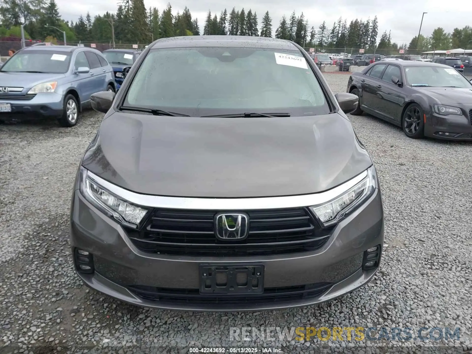 12 Photograph of a damaged car 5FNRL6H77MB017226 HONDA ODYSSEY 2021