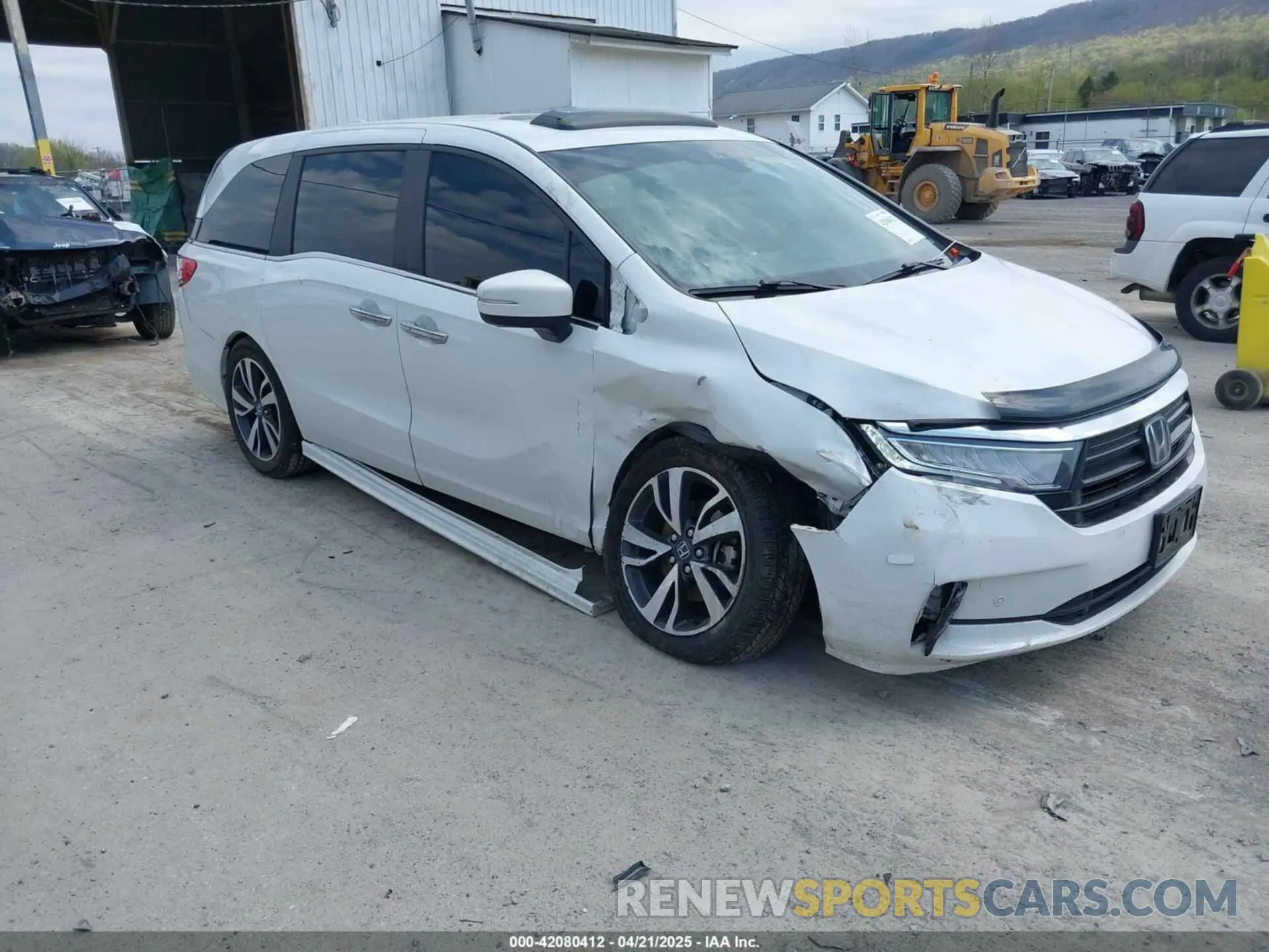 1 Photograph of a damaged car 5FNRL6H80MB010952 HONDA ODYSSEY 2021
