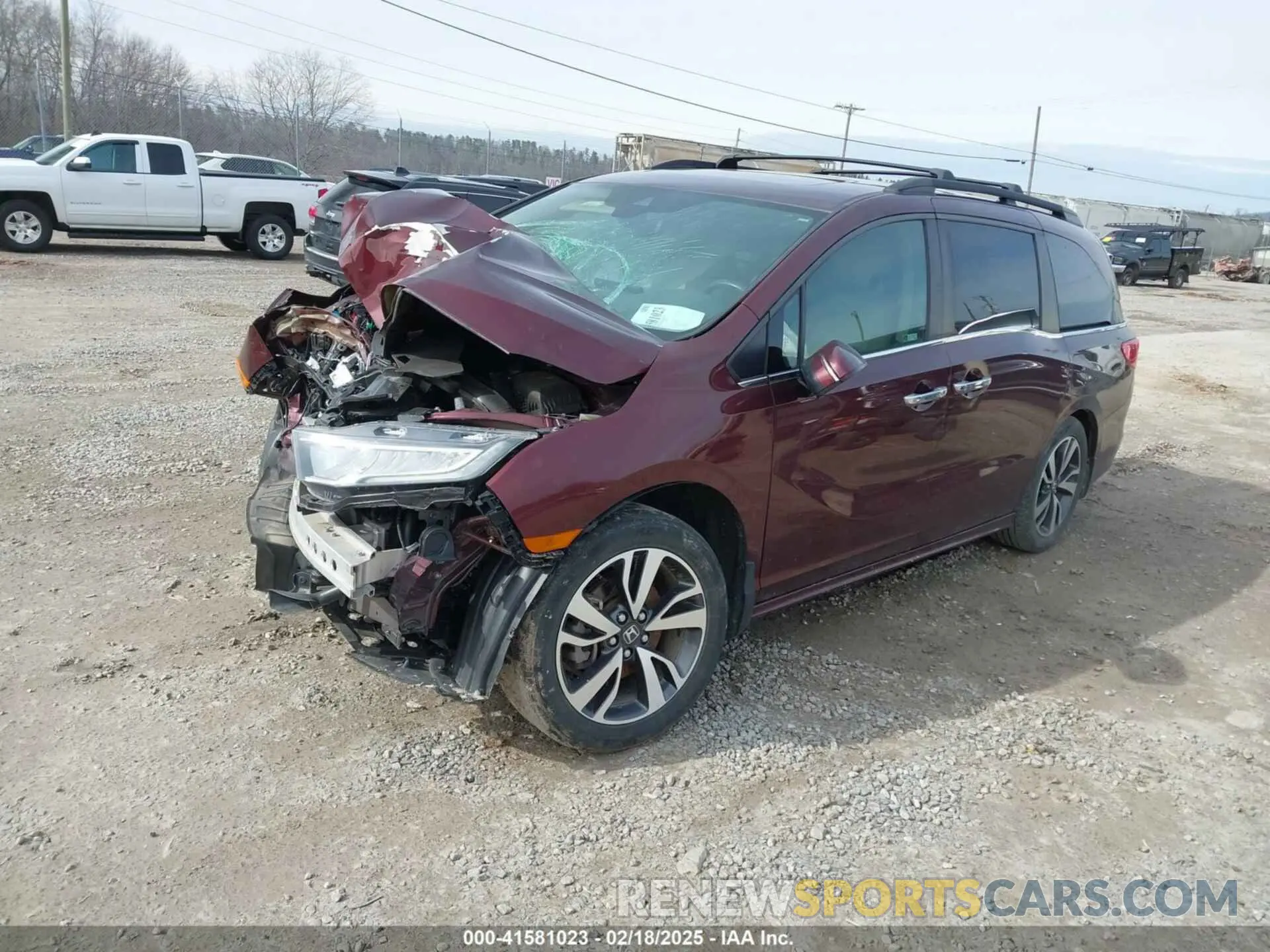 2 Photograph of a damaged car 5FNRL6H80MB020994 HONDA ODYSSEY 2021