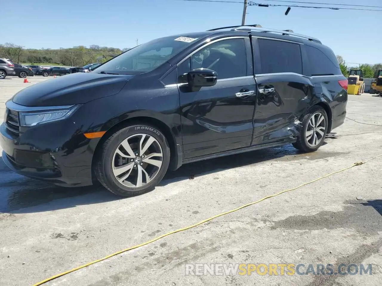 1 Photograph of a damaged car 5FNRL6H80MB036564 HONDA ODYSSEY 2021