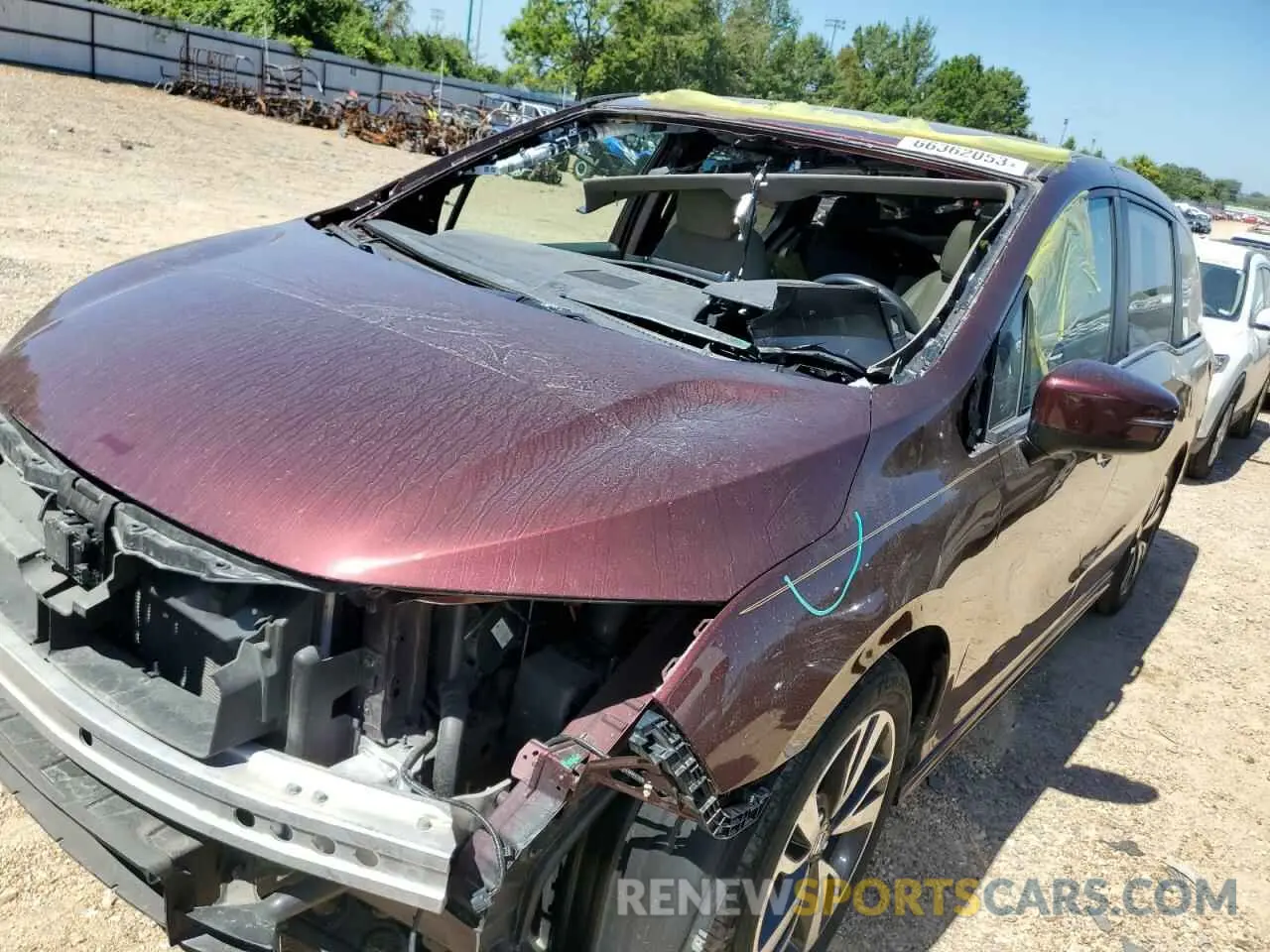 1 Photograph of a damaged car 5FNRL6H81MB014637 HONDA ODYSSEY 2021