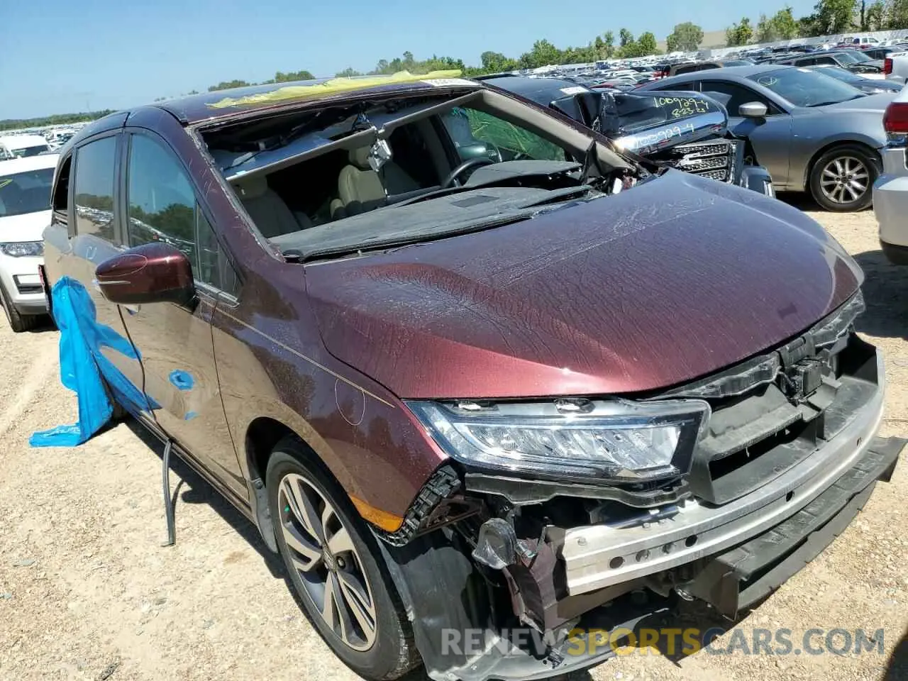 4 Photograph of a damaged car 5FNRL6H81MB014637 HONDA ODYSSEY 2021