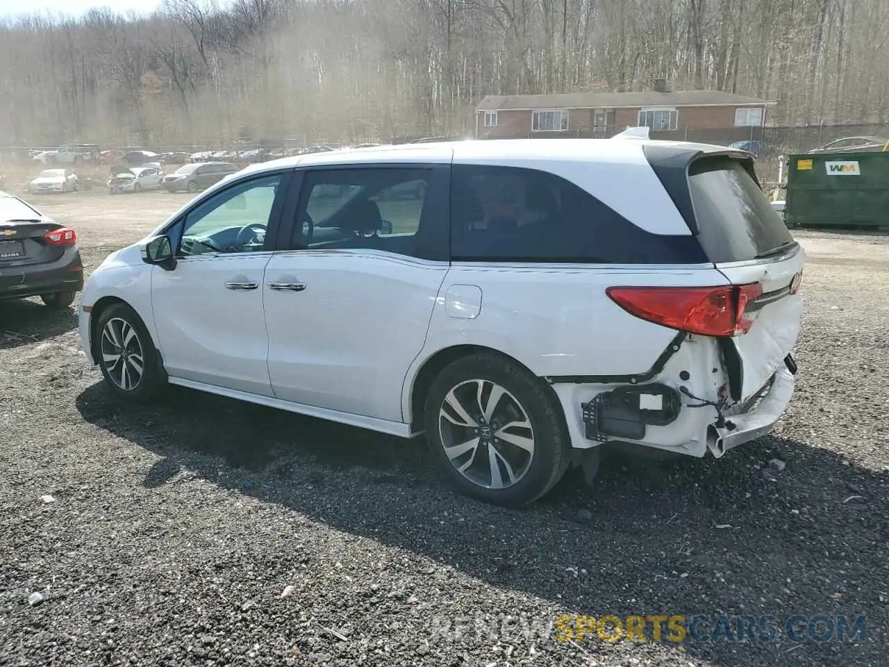 2 Photograph of a damaged car 5FNRL6H85MB008260 HONDA ODYSSEY 2021