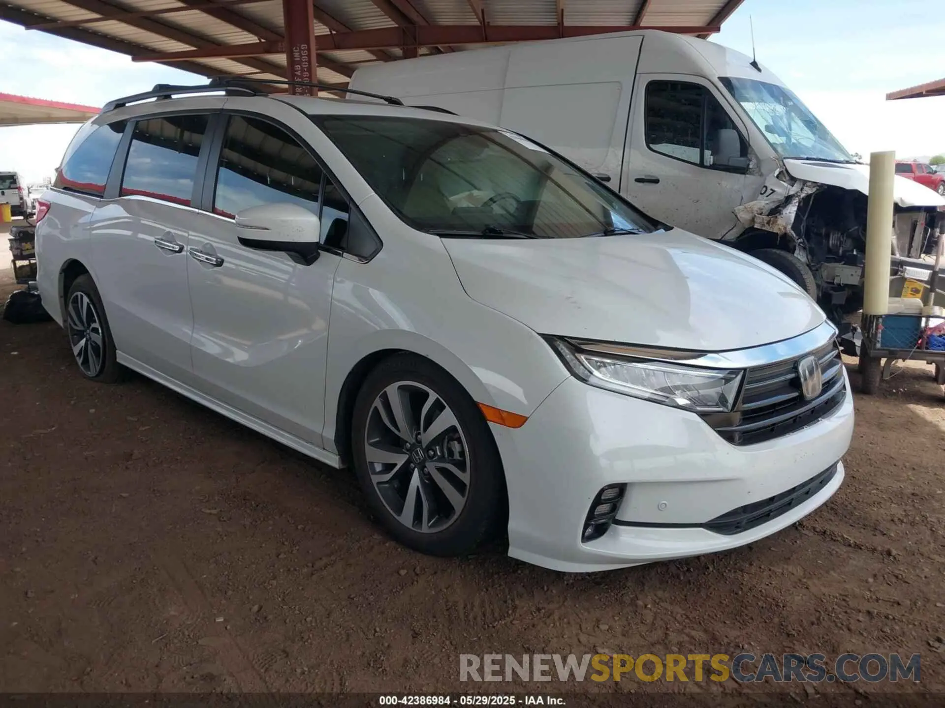 1 Photograph of a damaged car 5FNRL6H85MB034888 HONDA ODYSSEY 2021