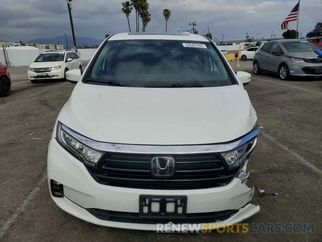 5 Photograph of a damaged car 5FNRL6H85MB038603 HONDA ODYSSEY 2021