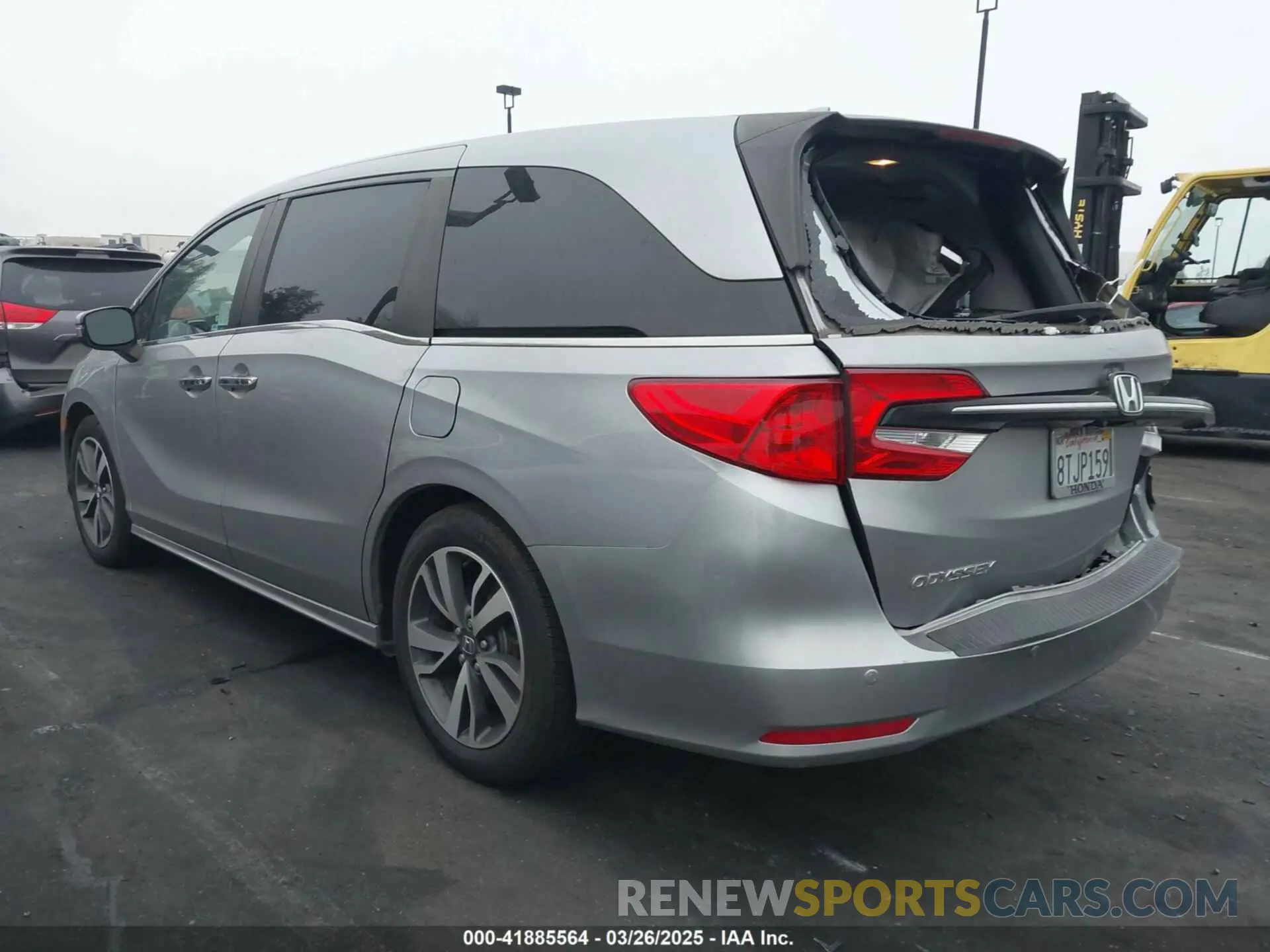 14 Photograph of a damaged car 5FNRL6H88MB000217 HONDA ODYSSEY 2021